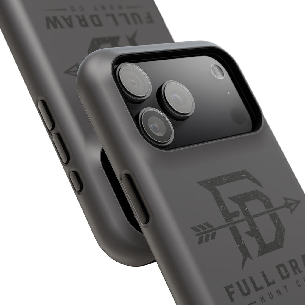Full Draw Hunt Co. Impact-Resistant Phone Case — Rugged Archer Logo Protective Case