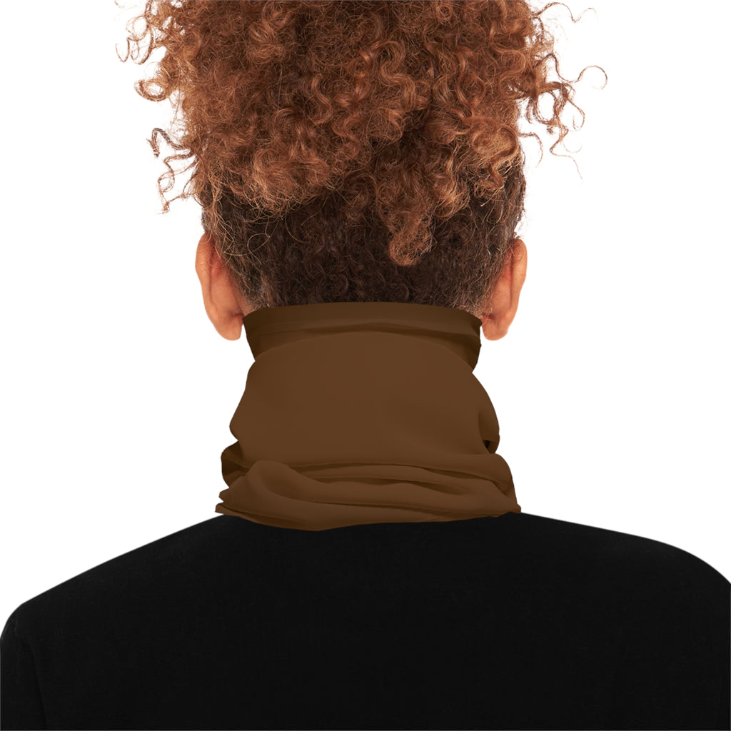 Full Draw Hunt Co. Lightweight Neck Gaiter — Brown Hunting Face Cover