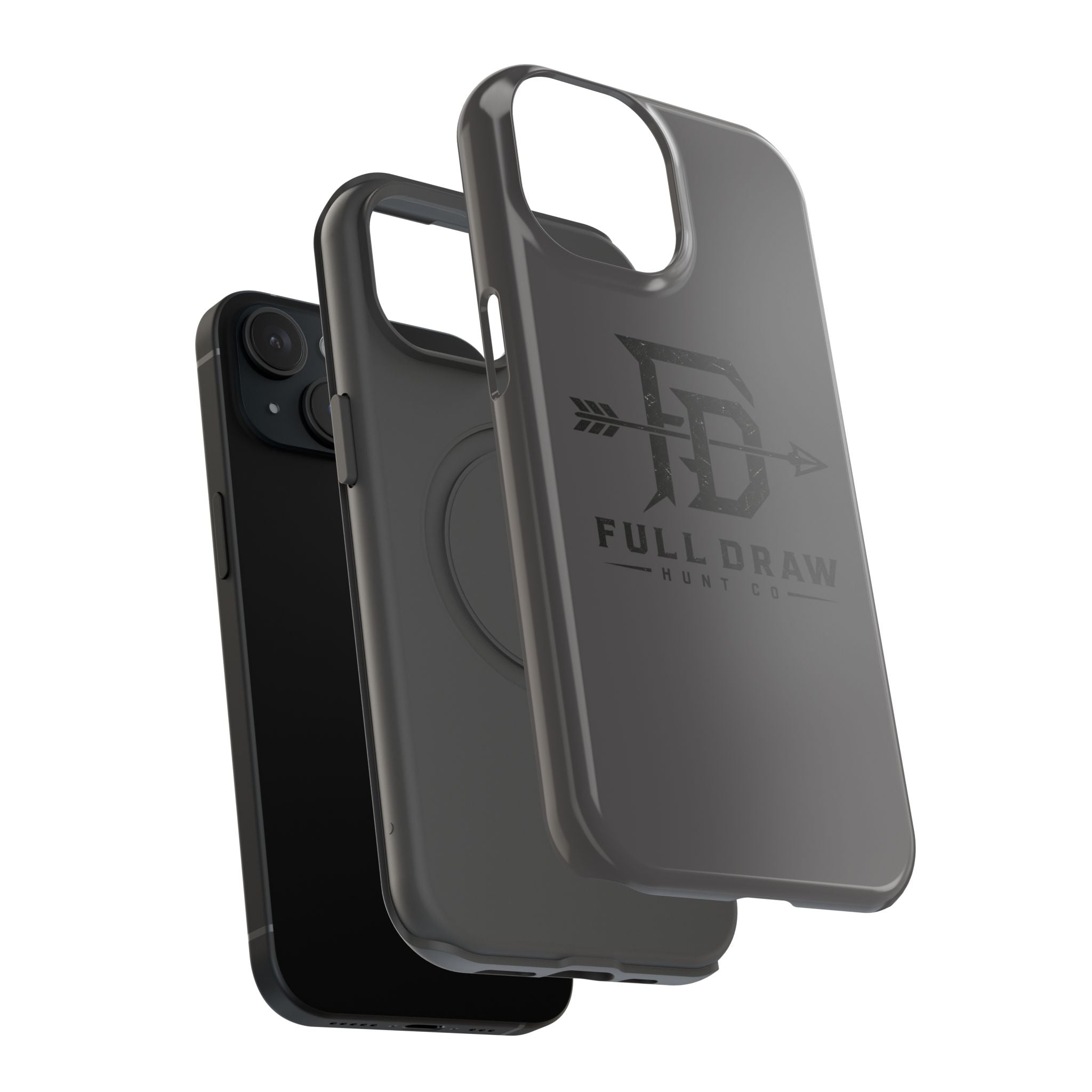 Full Draw Hunt Co. Impact-Resistant Phone Case — Rugged Archer Logo Protective Case