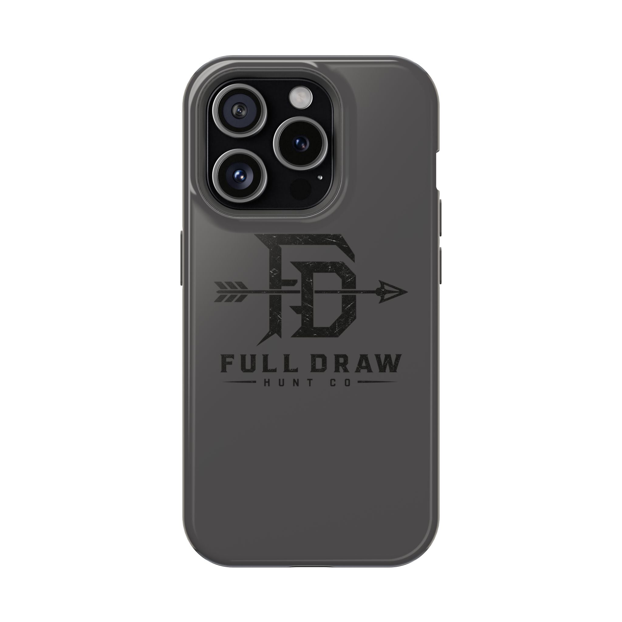 Full Draw Hunt Co. Impact-Resistant Phone Case — Rugged Archer Logo Protective Case