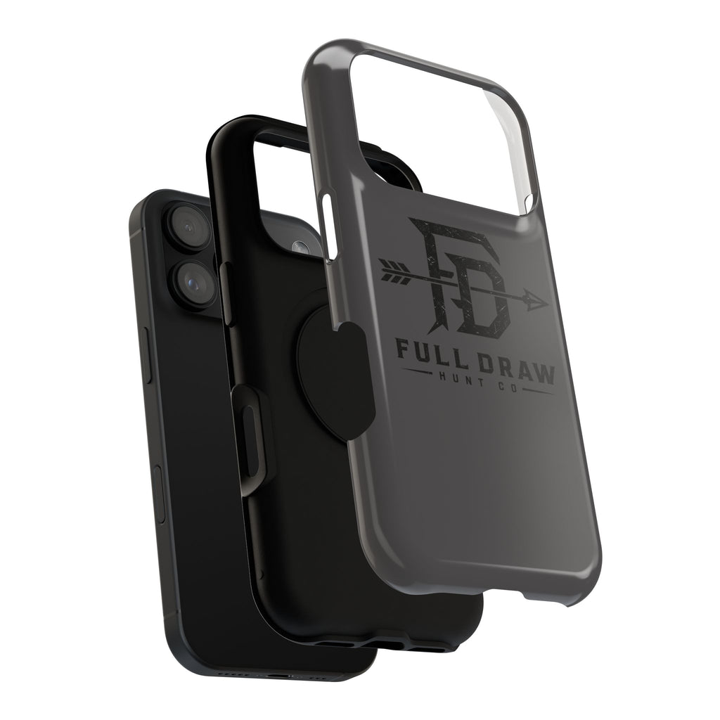 Full Draw Hunt Co. Impact-Resistant Phone Case — Rugged Archer Logo Protective Case