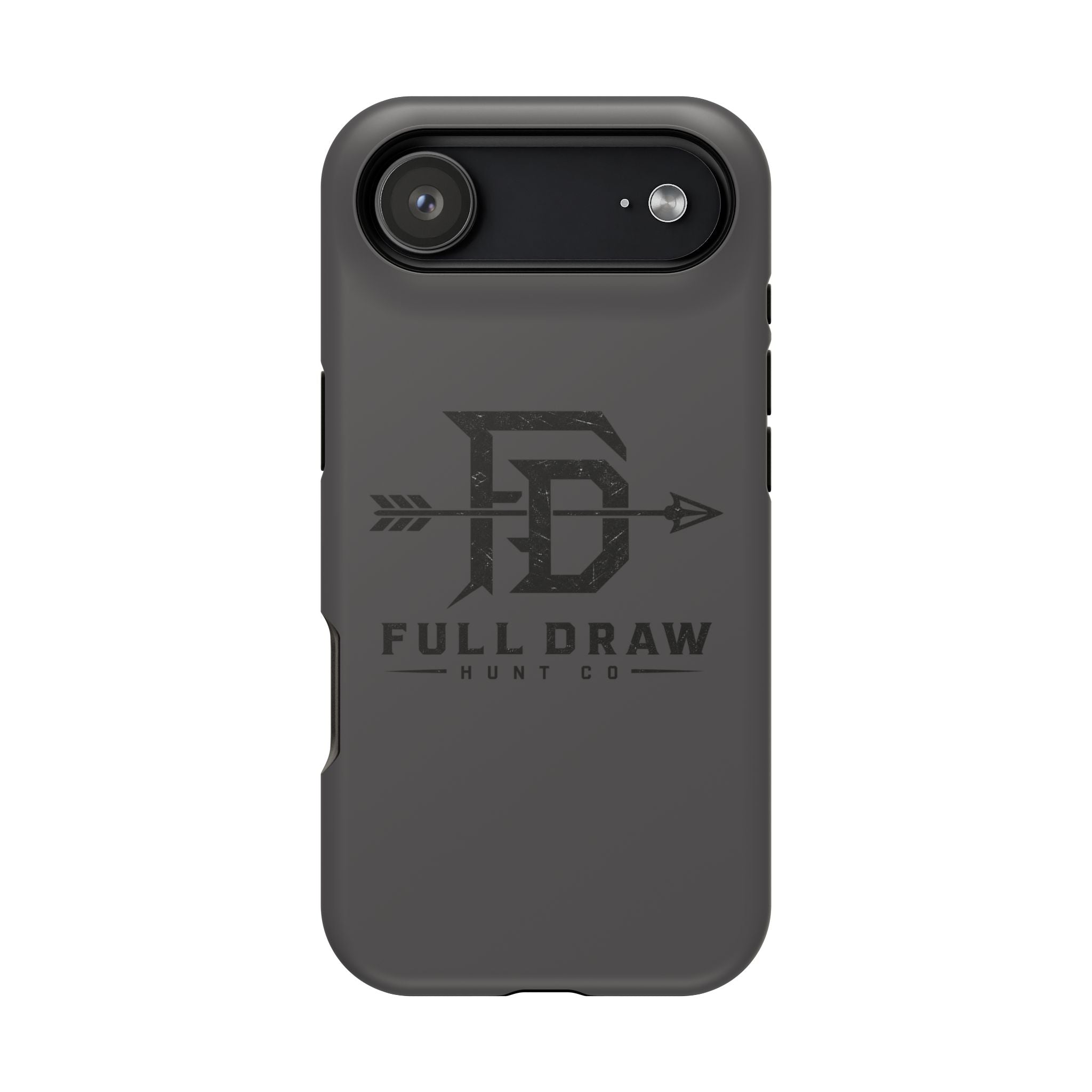 Full Draw Hunt Co. Impact-Resistant Phone Case — Rugged Archer Logo Protective Case