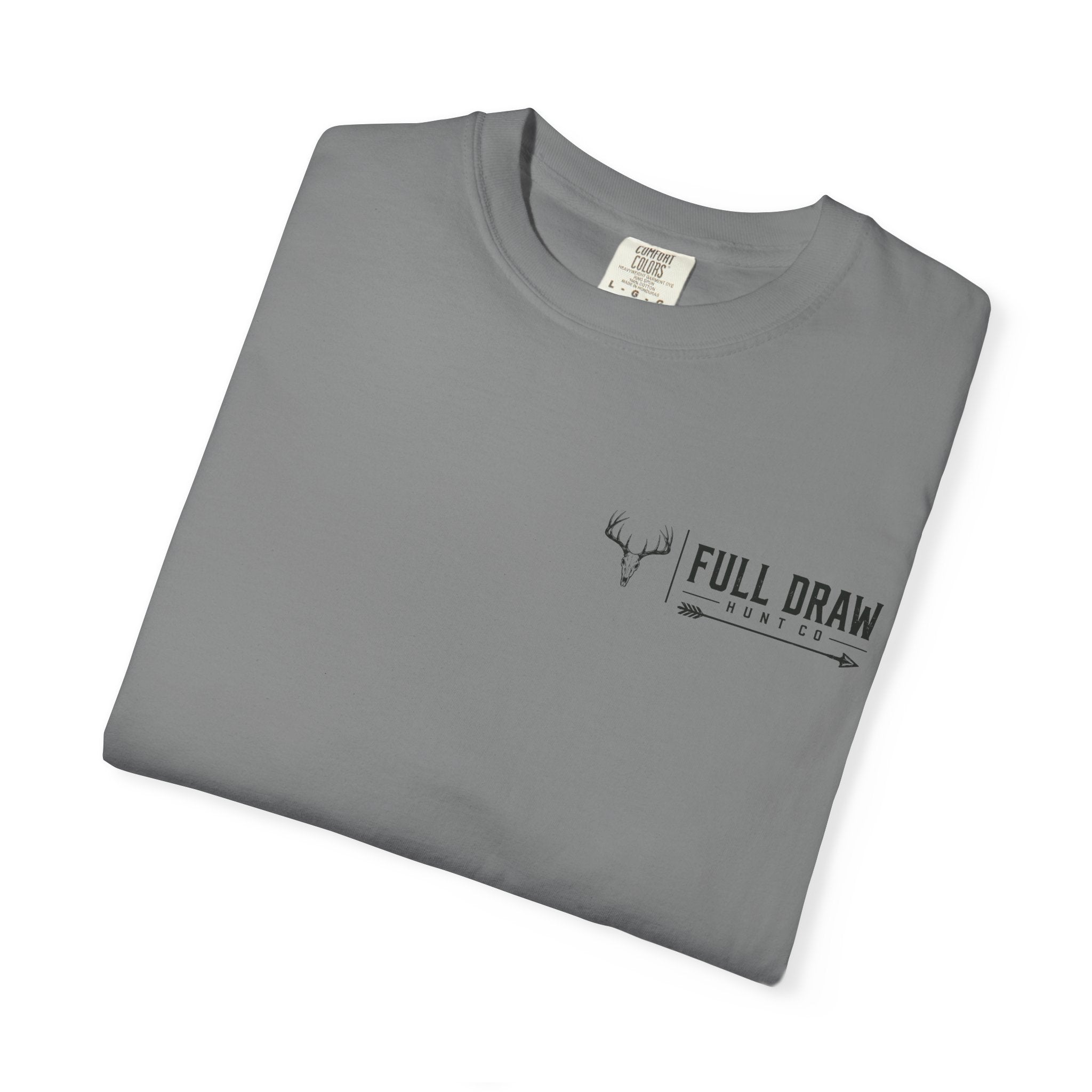 Full Draw Outfitters Hunter Graphic T-Shirt — Backcountry Sunset Hunting Tee