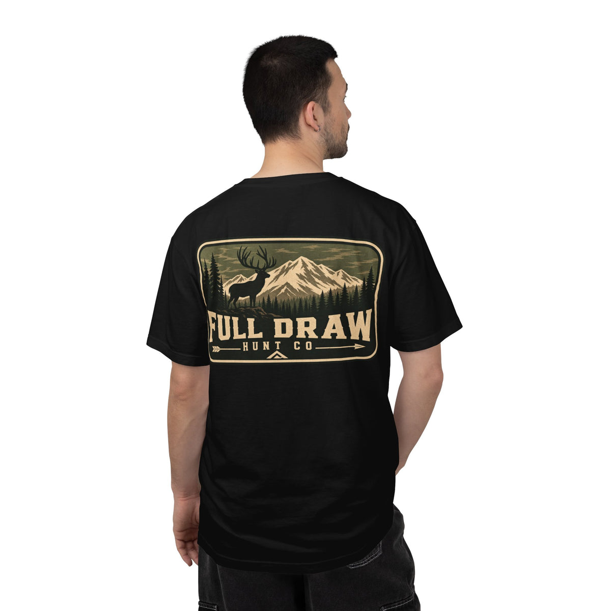Full Draw Hunt Co. Graphic T-Shirt — Elk & Mountain Outdoor Tee