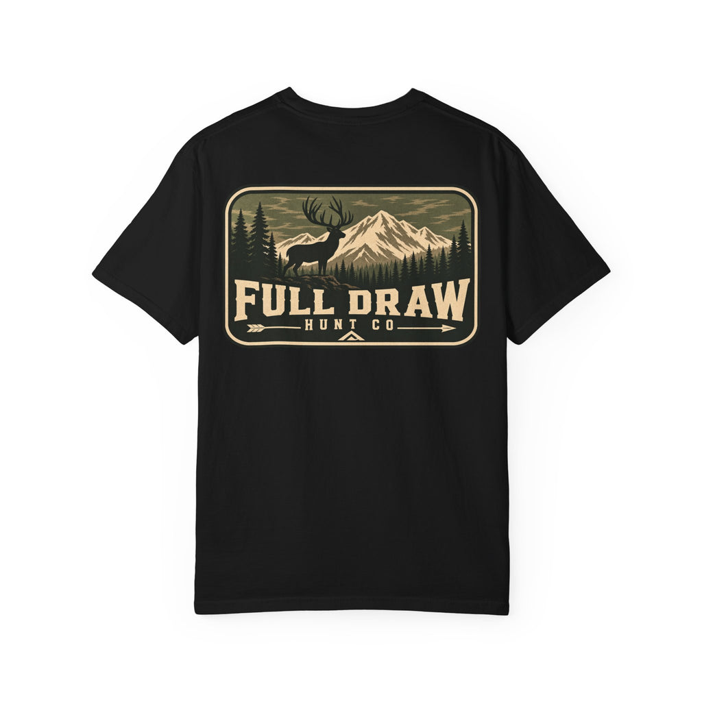 Full Draw Hunt Co. Graphic T-Shirt — Elk & Mountain Outdoor Tee