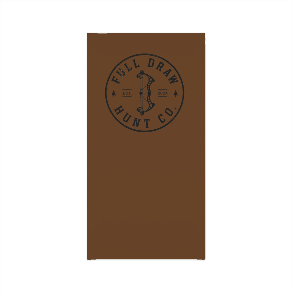 Full Draw Hunt Co. Lightweight Neck Gaiter — Brown Hunting Face Cover