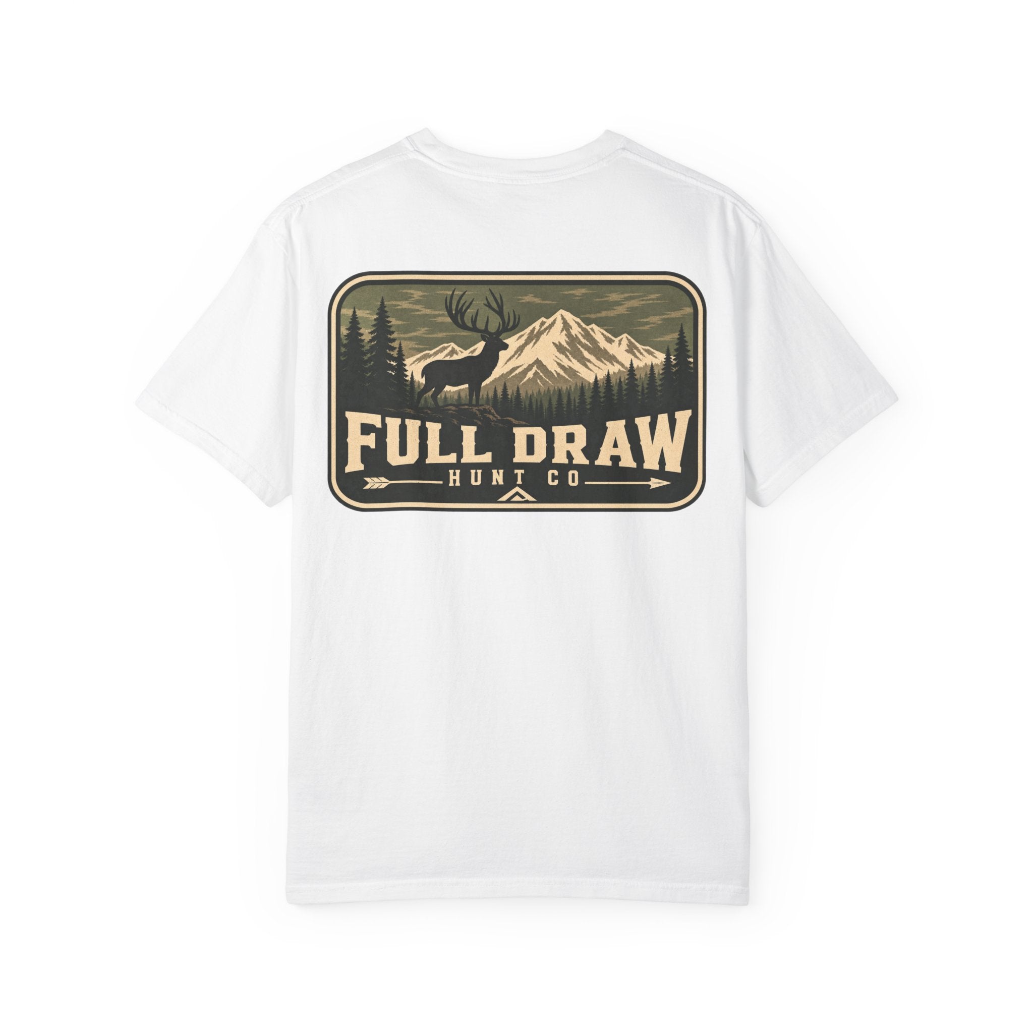 Full Draw Hunt Co. Graphic T-Shirt — Elk & Mountain Outdoor Tee