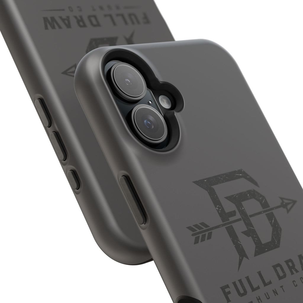 Full Draw Hunt Co. Impact-Resistant Phone Case — Rugged Archer Logo Protective Case