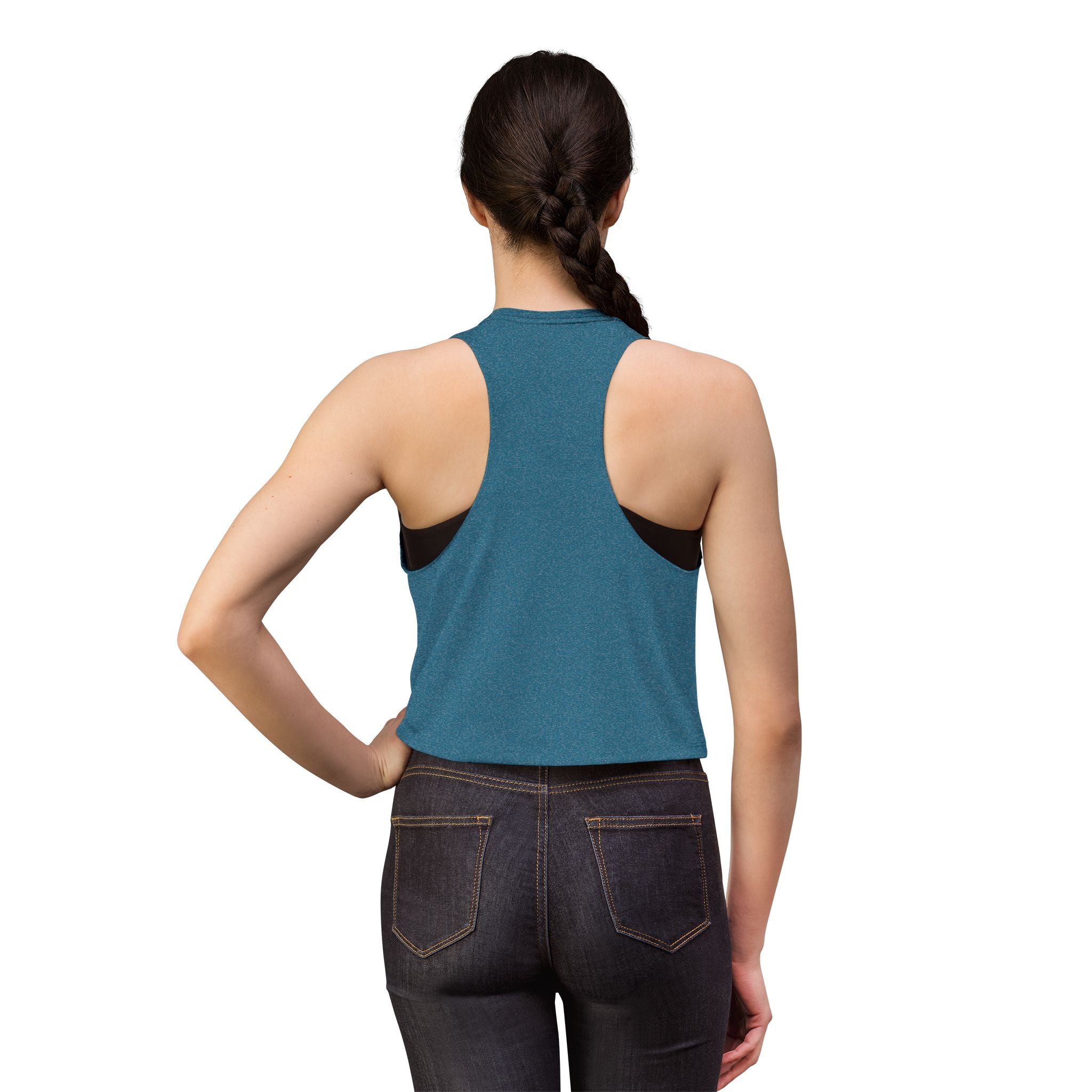 Full Draw Hunt Co. Women's Crop Top — Deer Antler Hunting Tank