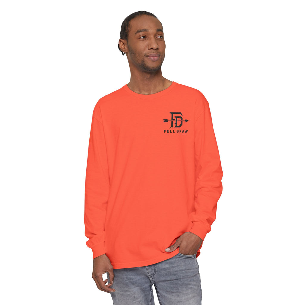 Full Draw Hunt Co. Long Sleeve Tee — Elk Logo Hunting Shirt