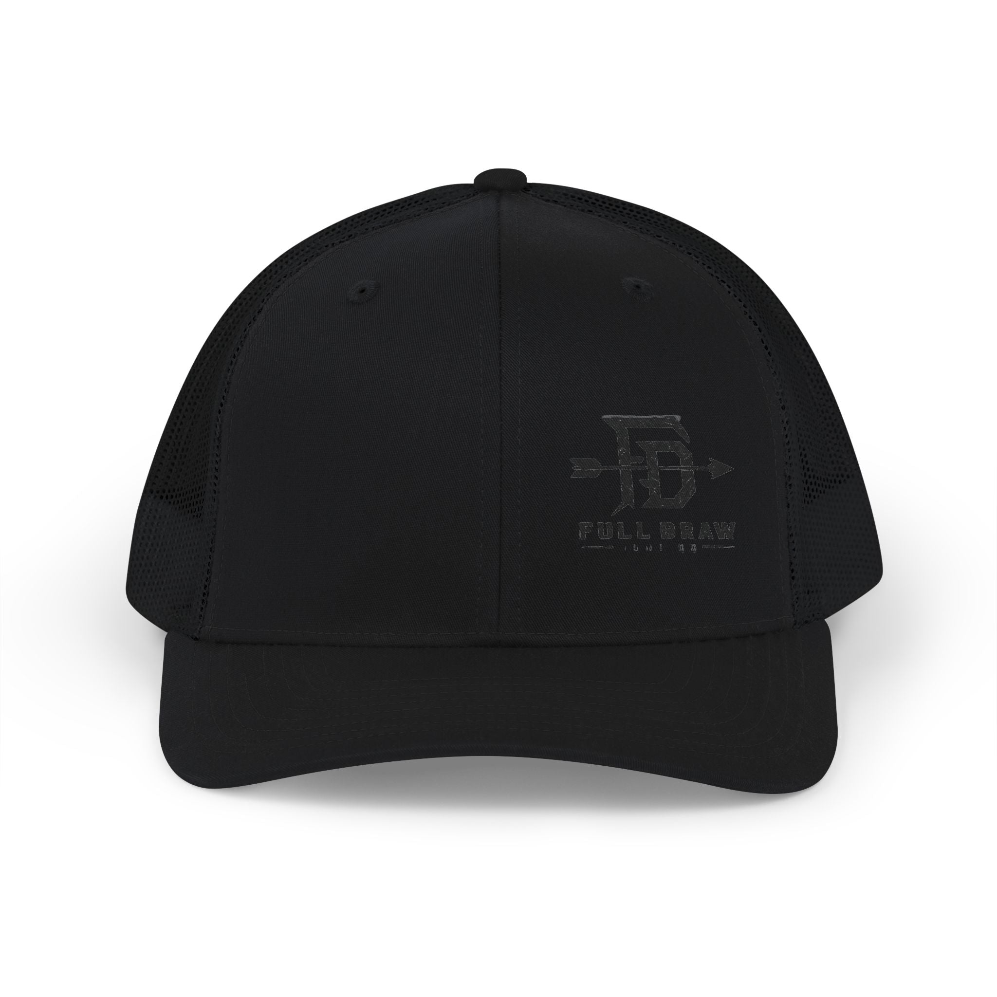 Full Draw Logo Snapback Trucker Cap