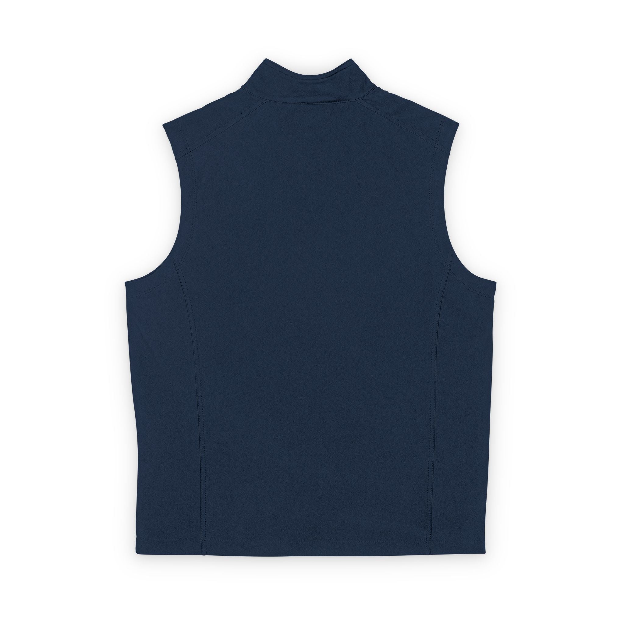 Men's Black Soft Shell Vest - Minimal Pixel 'B' Logo