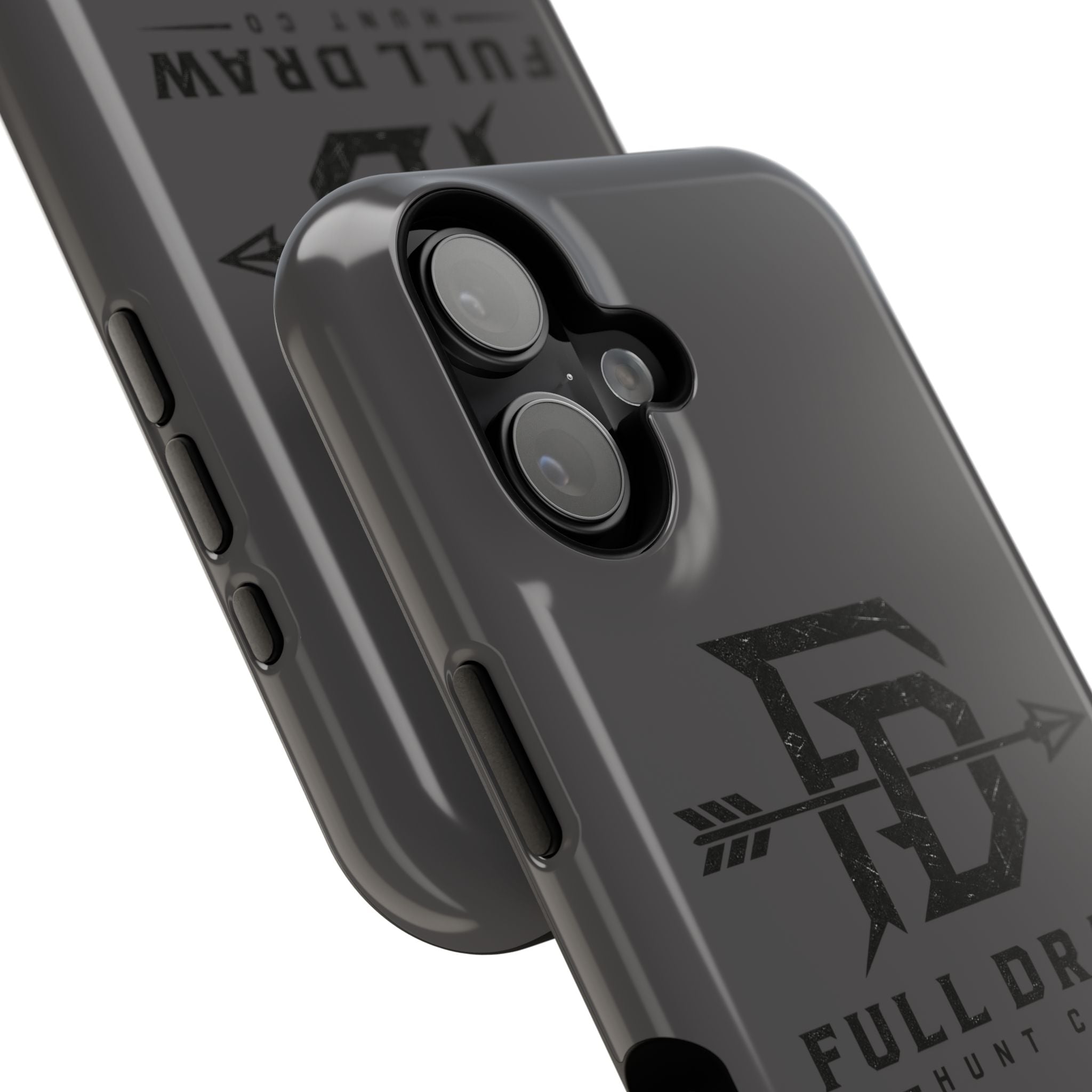 Full Draw Hunt Co. Impact-Resistant Phone Case — Rugged Archer Logo Protective Case