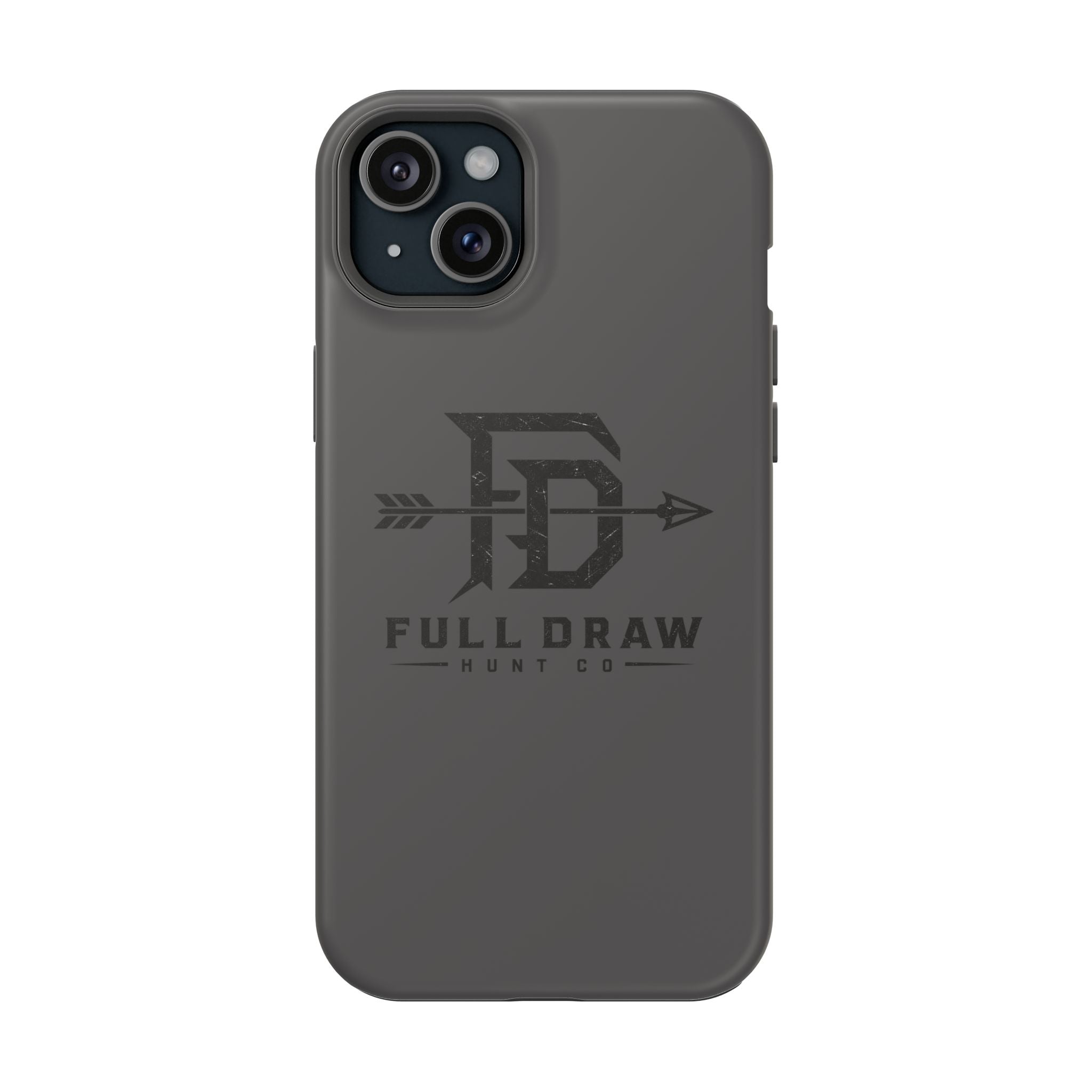 Full Draw Hunt Co. Impact-Resistant Phone Case — Rugged Archer Logo Protective Case