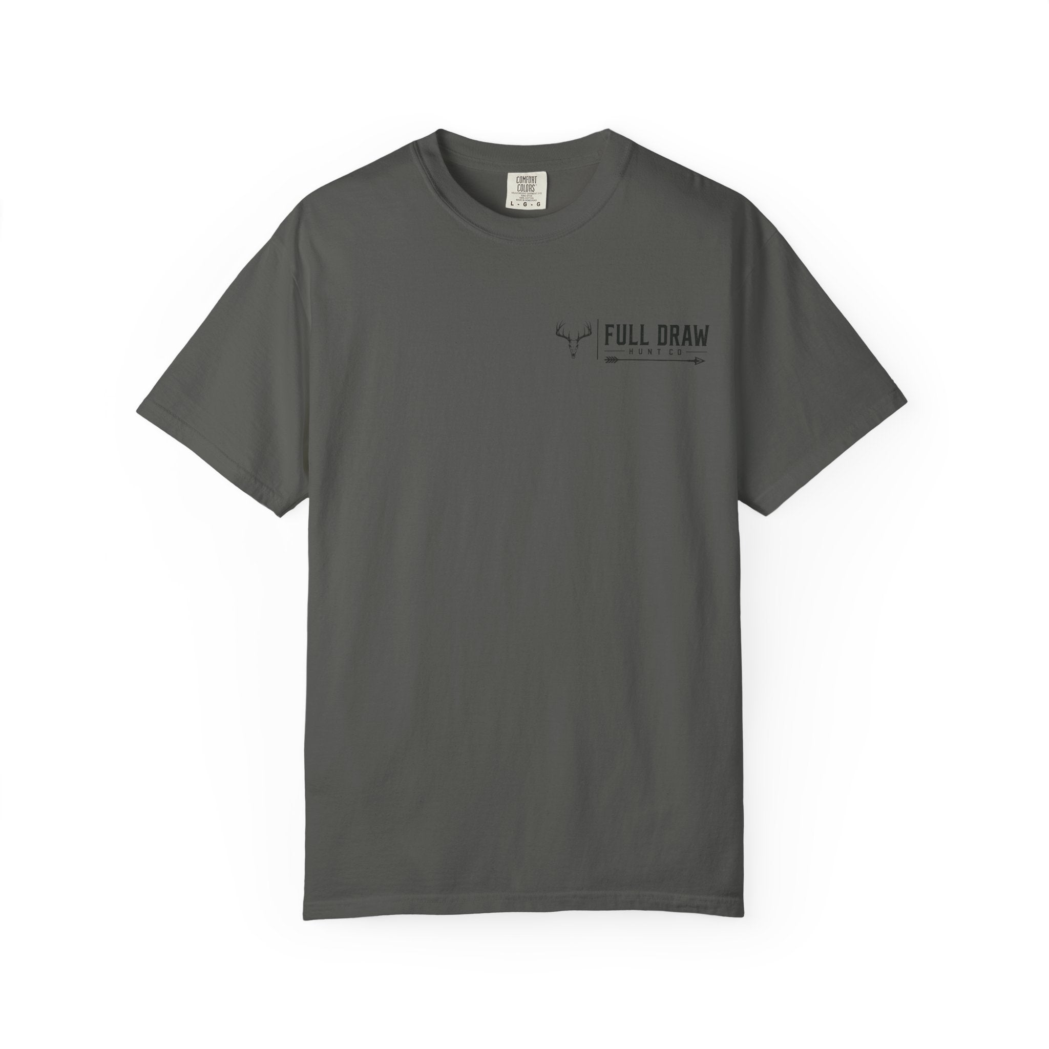 Full Draw Outfitters Hunter Graphic T-Shirt — Backcountry Sunset Hunting Tee