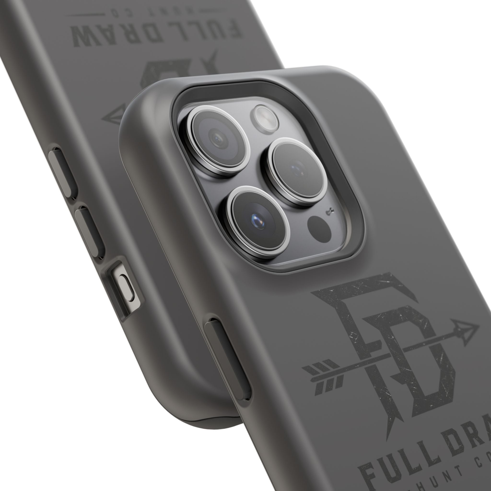Full Draw Hunt Co. Impact-Resistant Phone Case — Rugged Archer Logo Protective Case