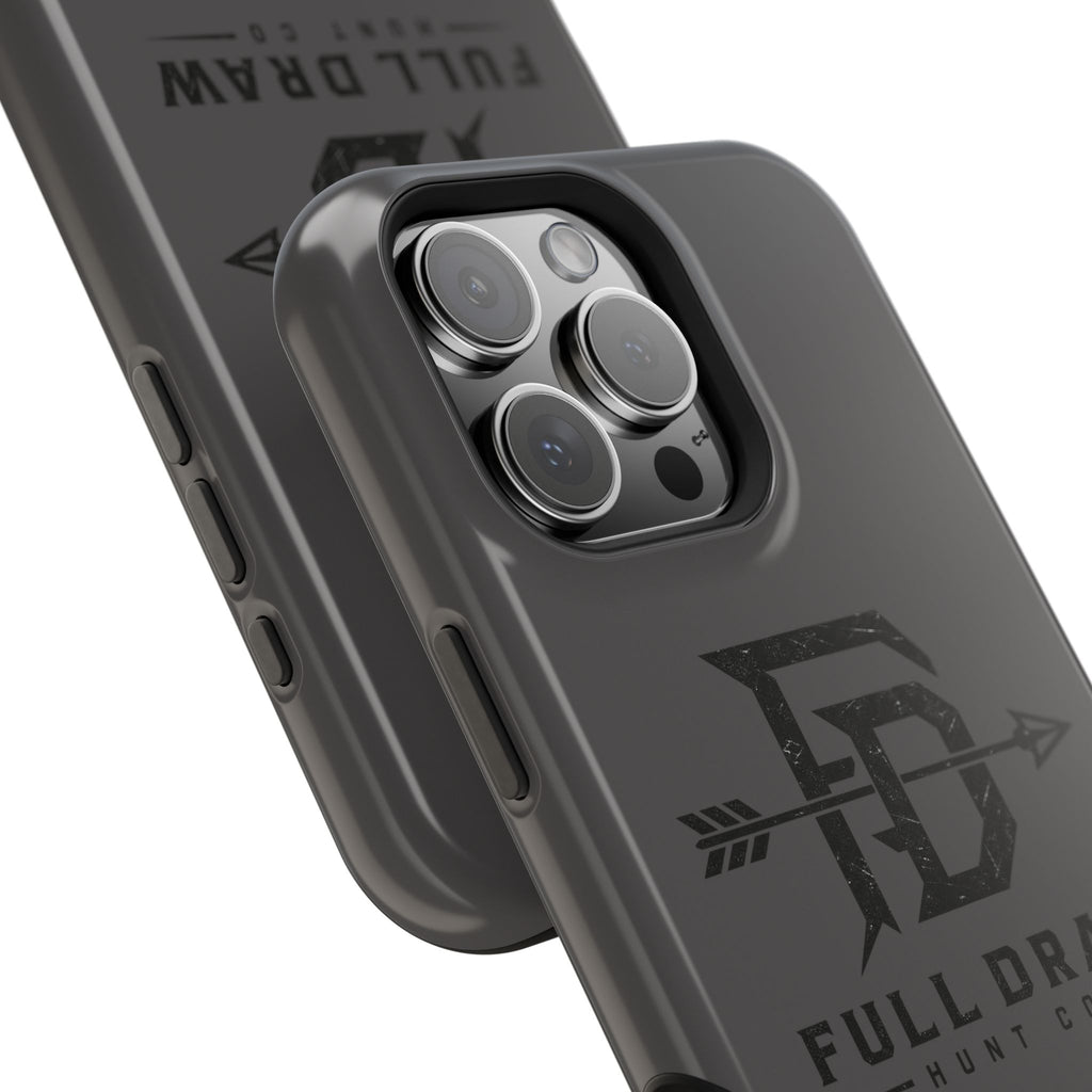 Full Draw Hunt Co. Impact-Resistant Phone Case — Rugged Archer Logo Protective Case
