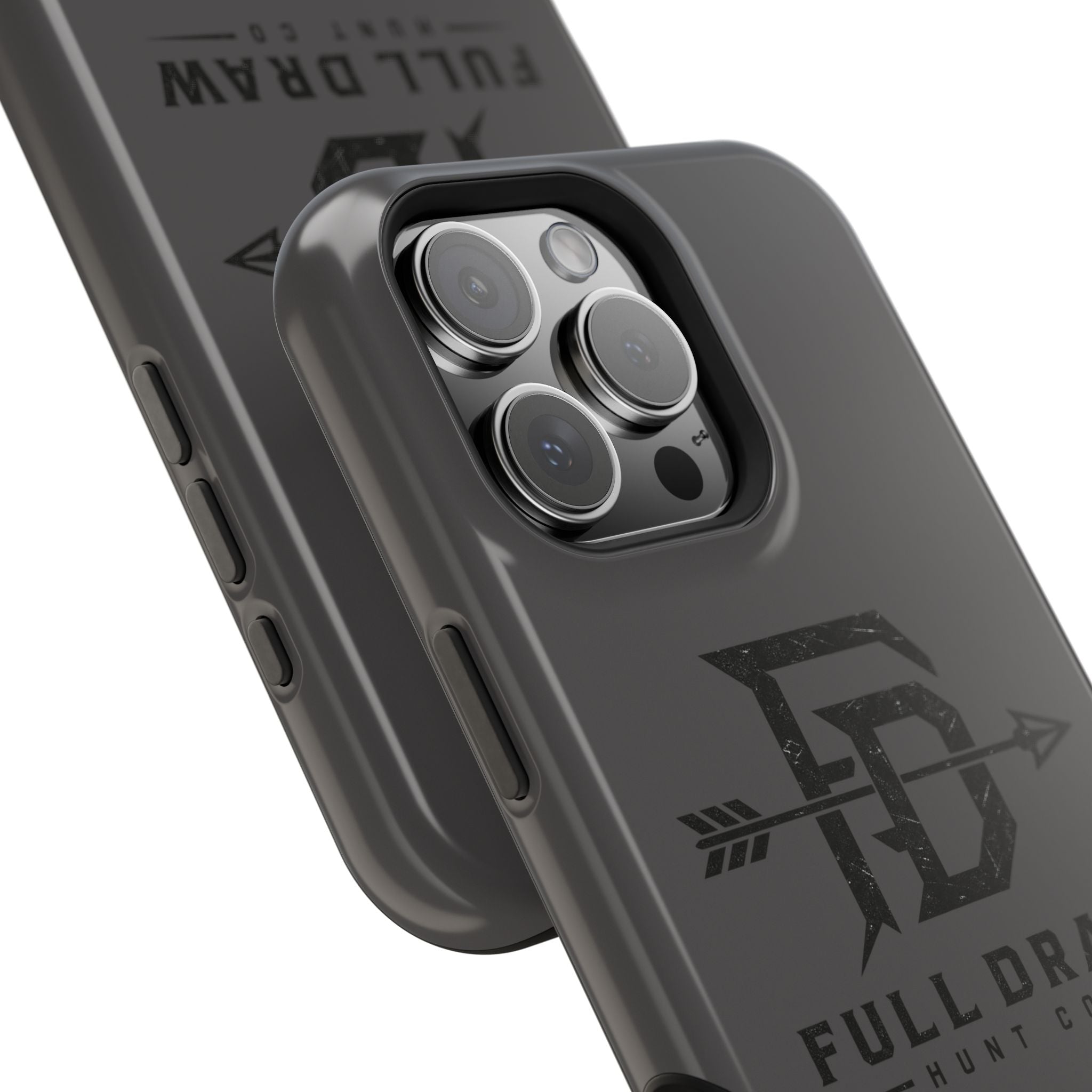 Full Draw Hunt Co. Impact-Resistant Phone Case — Rugged Archer Logo Protective Case