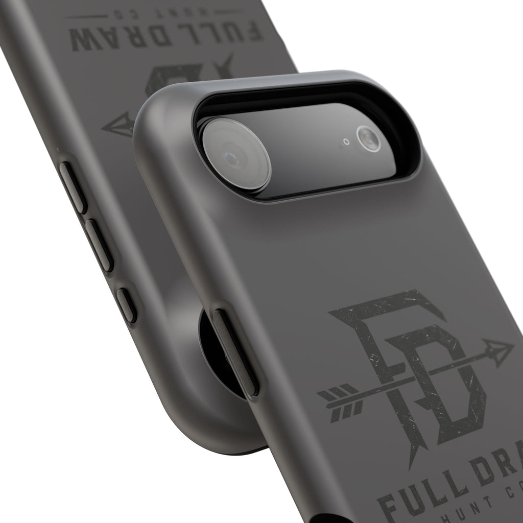 Full Draw Hunt Co. Impact-Resistant Phone Case — Rugged Archer Logo Protective Case