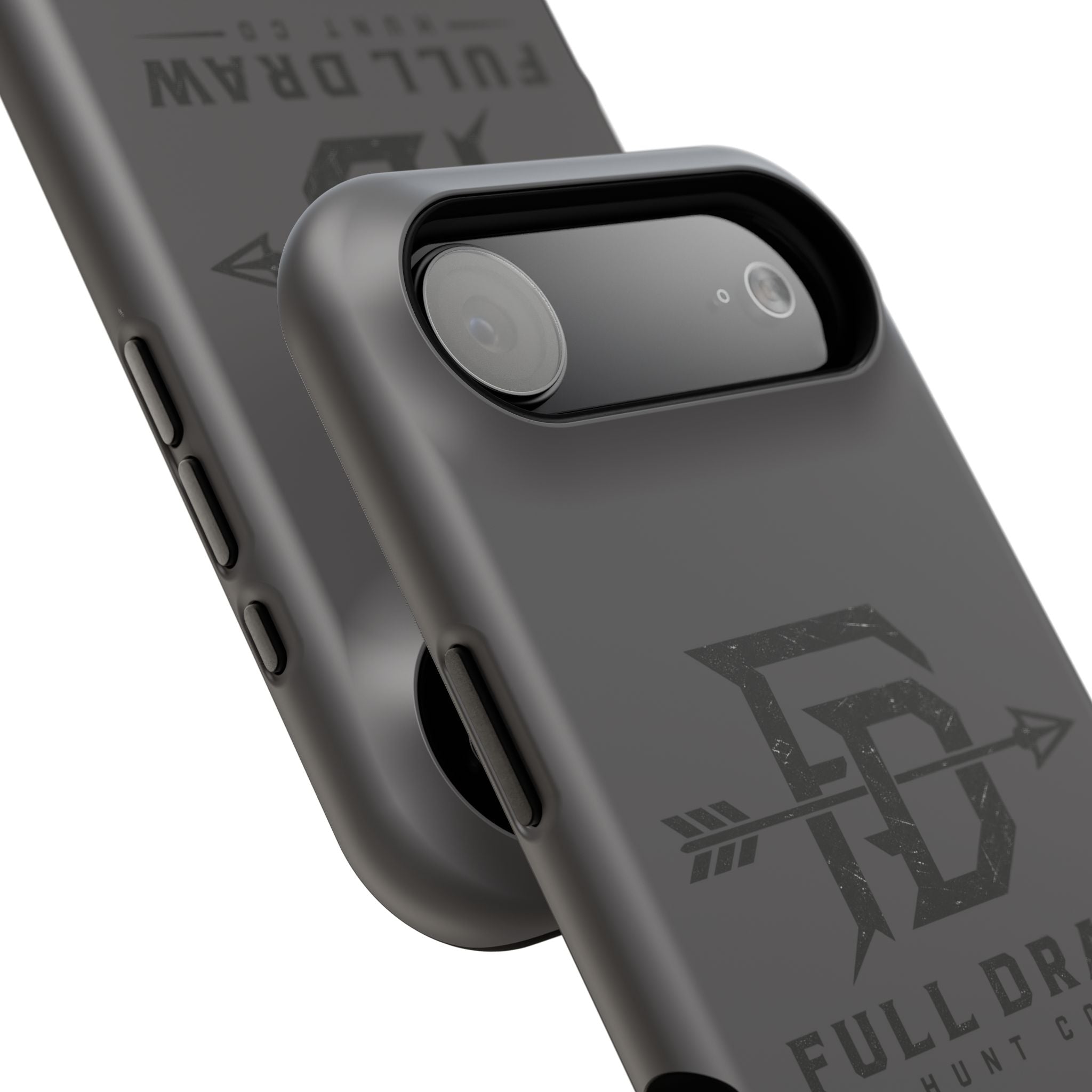 Full Draw Hunt Co. Impact-Resistant Phone Case — Rugged Archer Logo Protective Case
