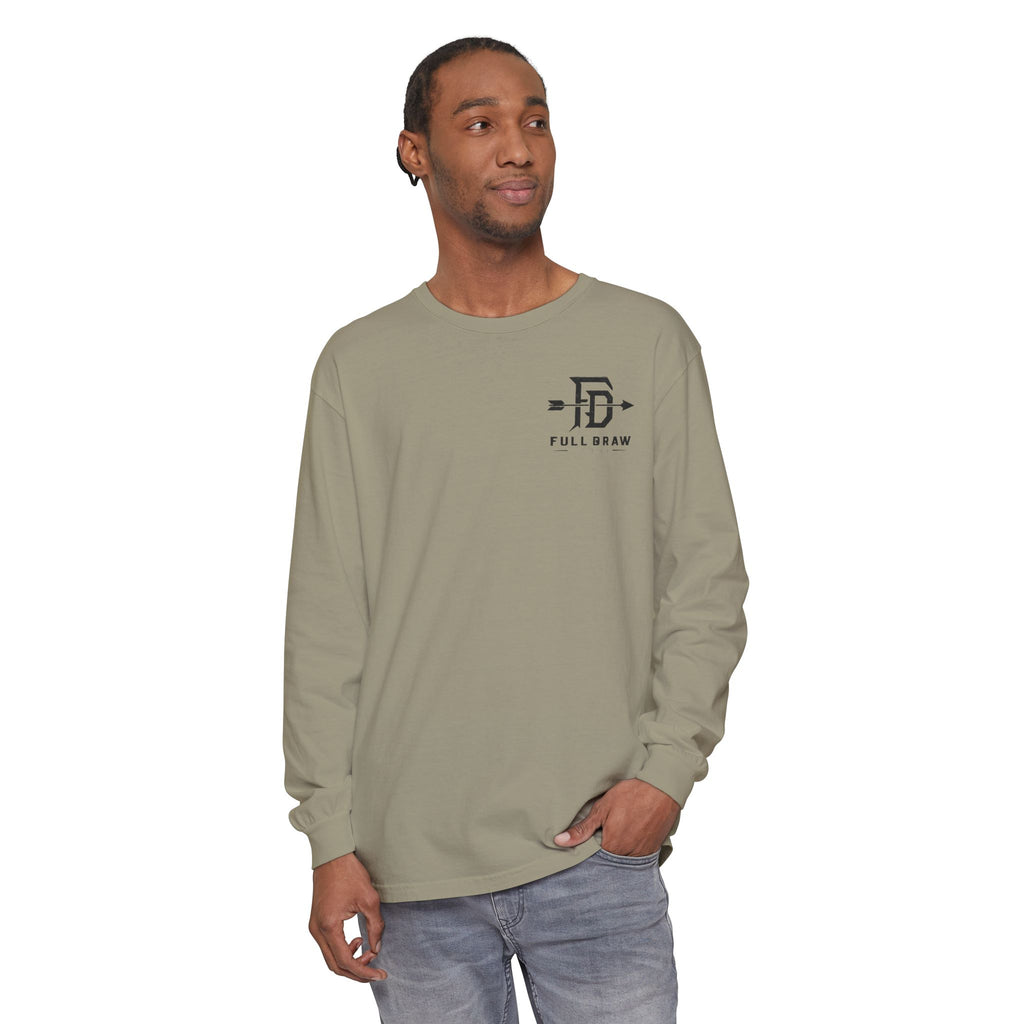 Full Draw Hunt Co. Long Sleeve Tee — Elk Logo Hunting Shirt