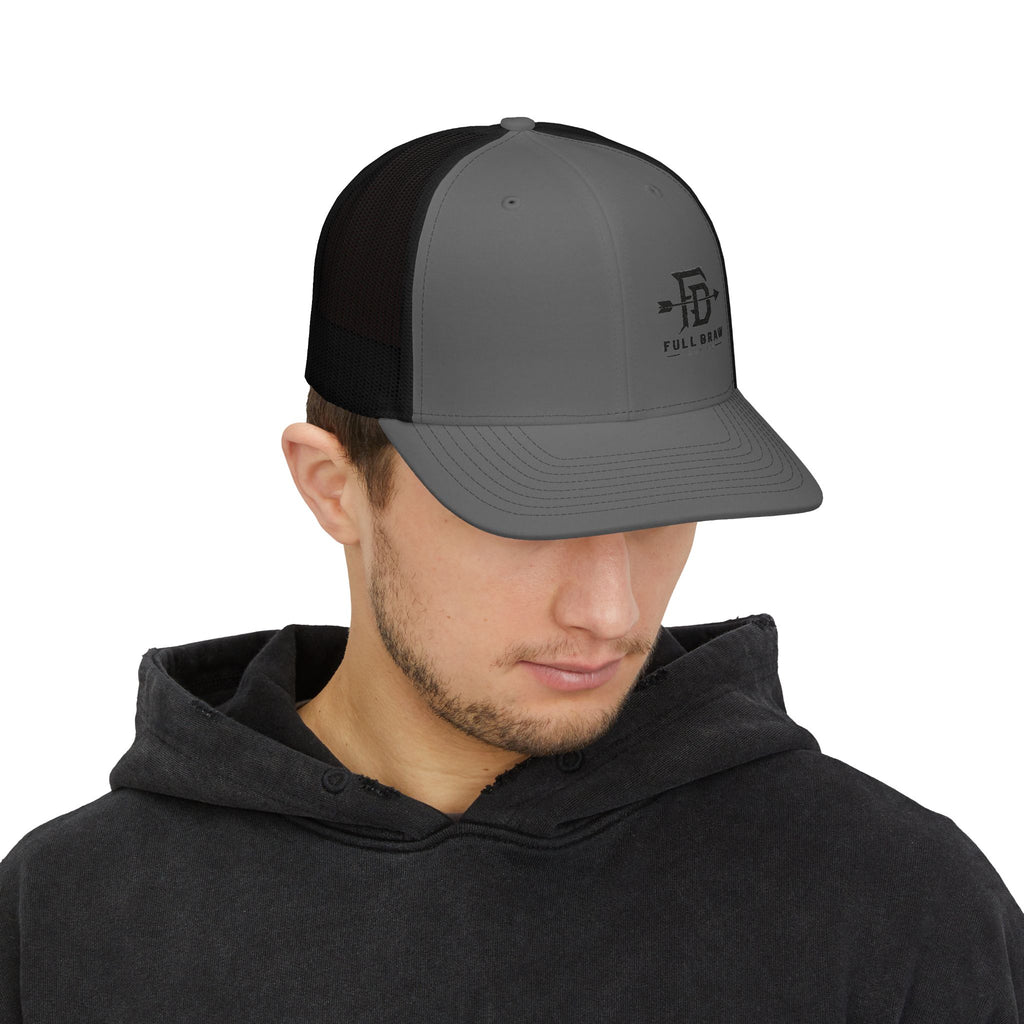 Full Draw Logo Snapback Trucker Cap
