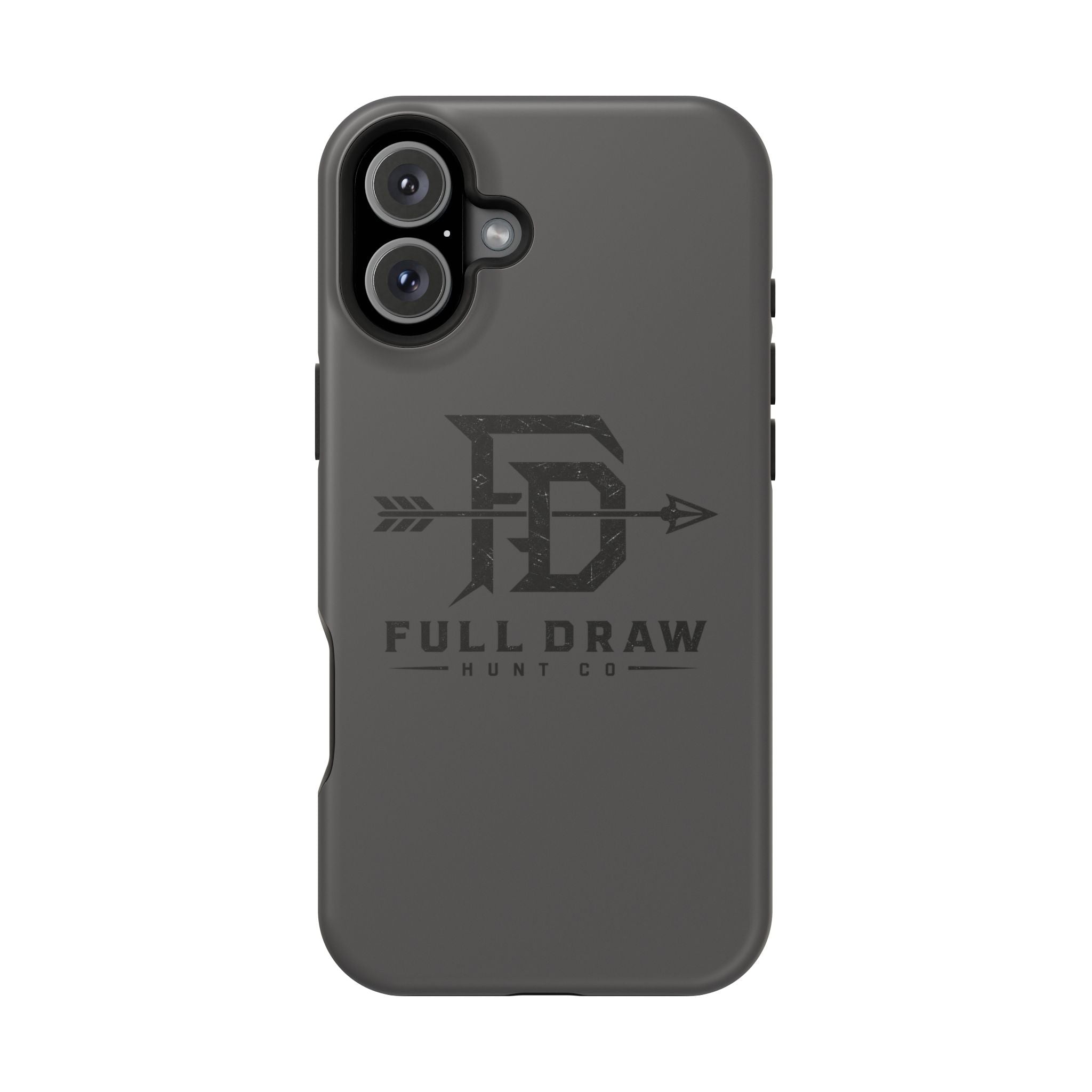 Full Draw Hunt Co. Impact-Resistant Phone Case — Rugged Archer Logo Protective Case