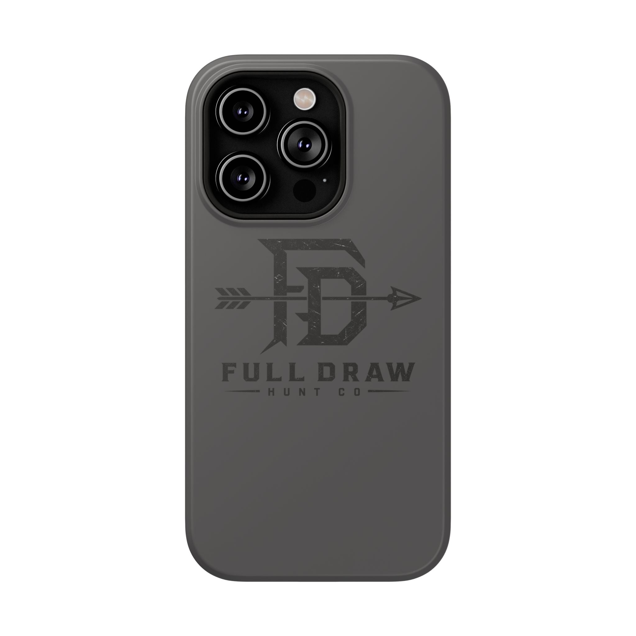Full Draw Hunt Co. Impact-Resistant Phone Case — Rugged Archer Logo Protective Case