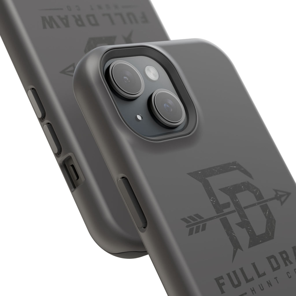 Full Draw Hunt Co. Impact-Resistant Phone Case — Rugged Archer Logo Protective Case
