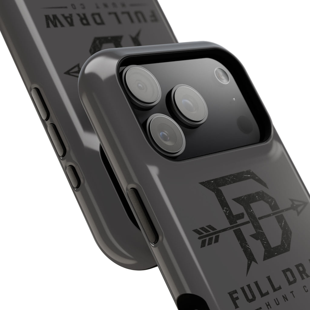 Full Draw Hunt Co. Impact-Resistant Phone Case — Rugged Archer Logo Protective Case