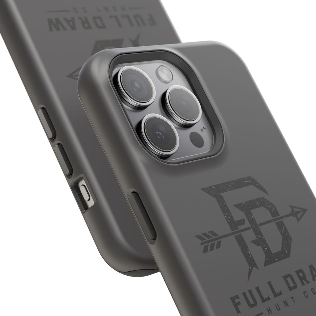 Full Draw Hunt Co. Impact-Resistant Phone Case — Rugged Archer Logo Protective Case