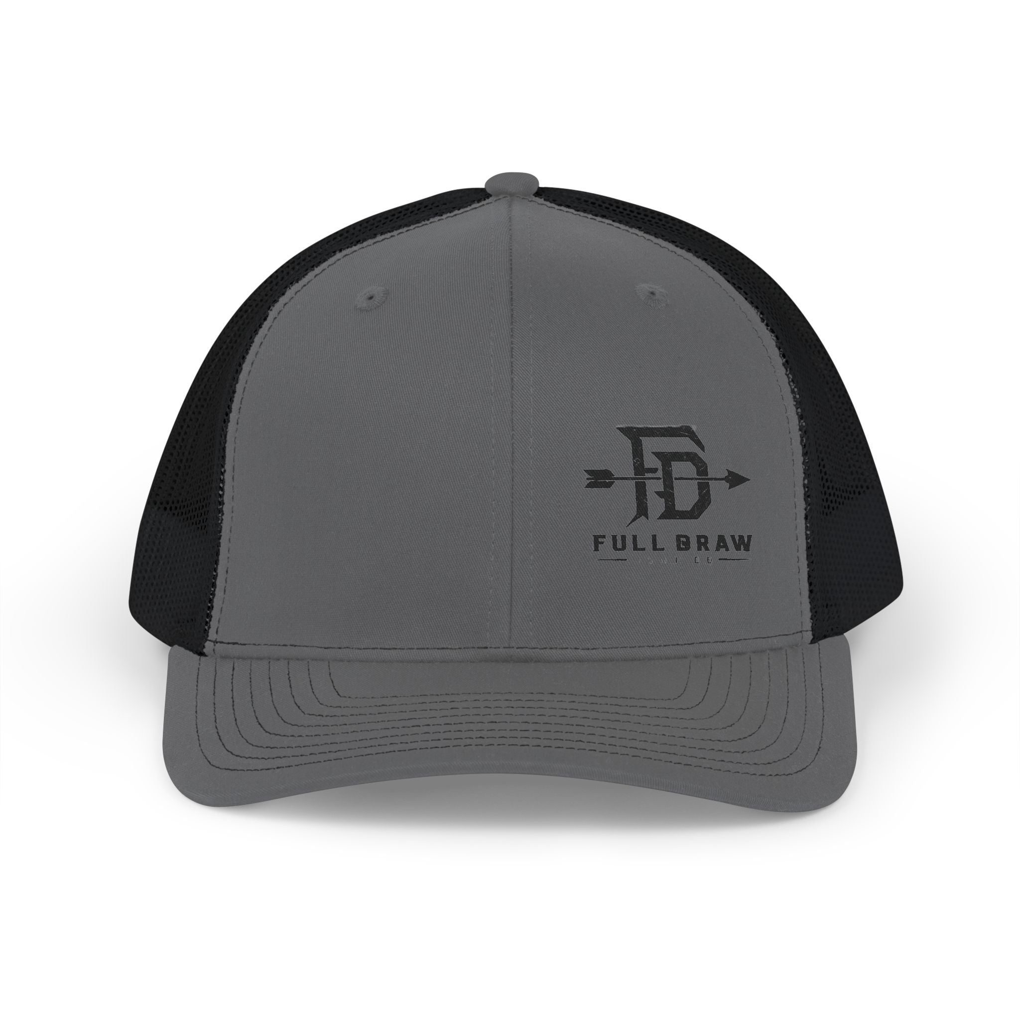 Full Draw Logo Snapback Trucker Cap