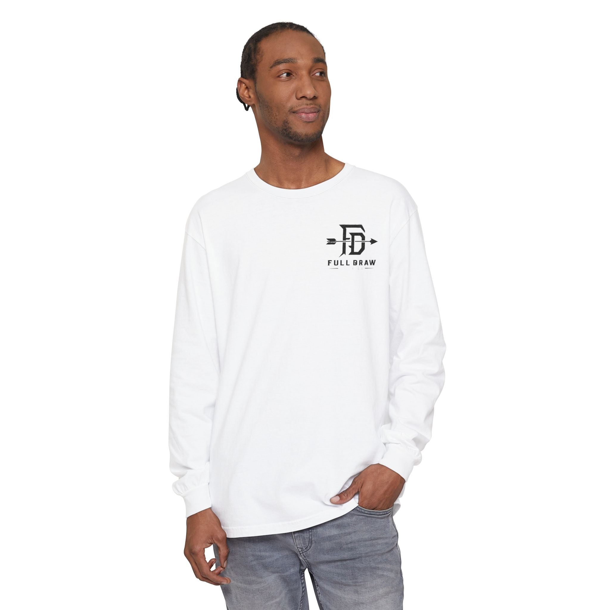Full Draw Hunt Co. Long Sleeve Tee — Elk Logo Hunting Shirt