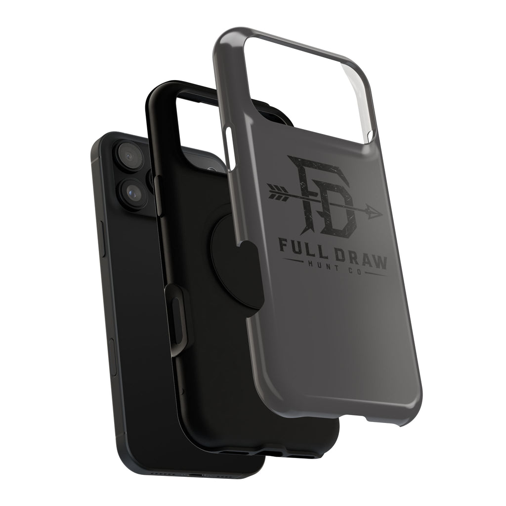 Full Draw Hunt Co. Impact-Resistant Phone Case — Rugged Archer Logo Protective Case