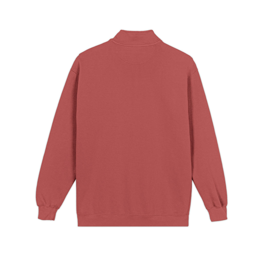 Quarter-Zip Sweatshirt — Minimalist 'FD' Logo Pullover