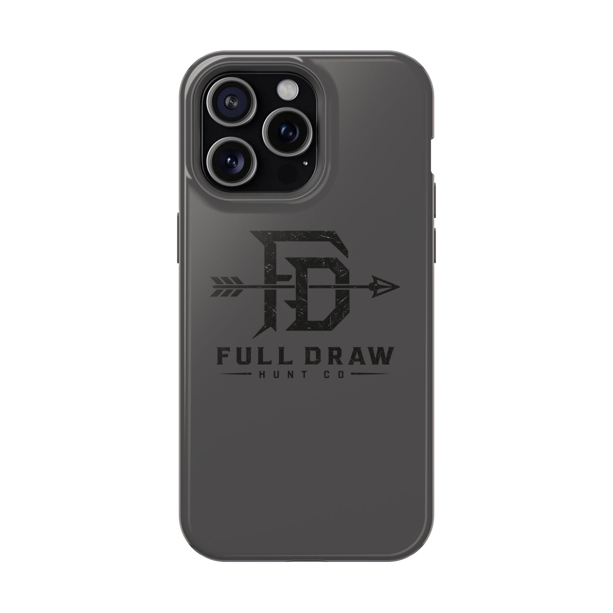 Full Draw Hunt Co. Impact-Resistant Phone Case — Rugged Archer Logo Protective Case