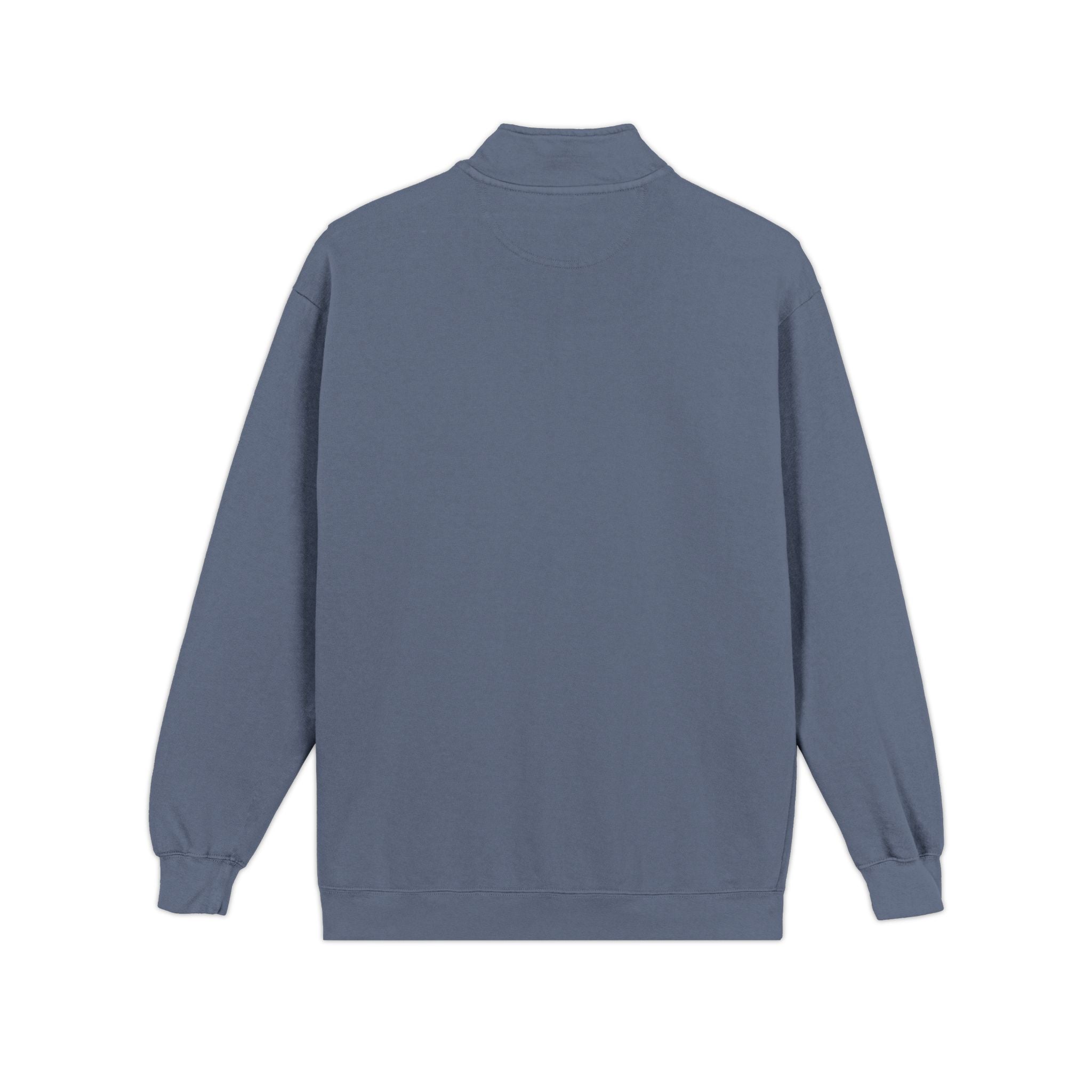 Quarter-Zip Sweatshirt — Minimalist 'FD' Logo Pullover