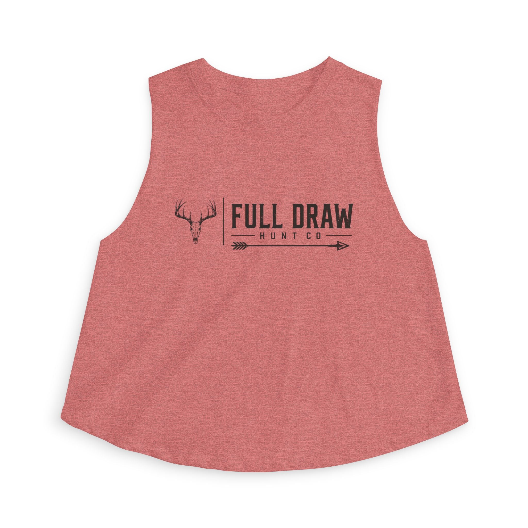 Full Draw Hunt Co. Women's Crop Top — Deer Antler Hunting Tank