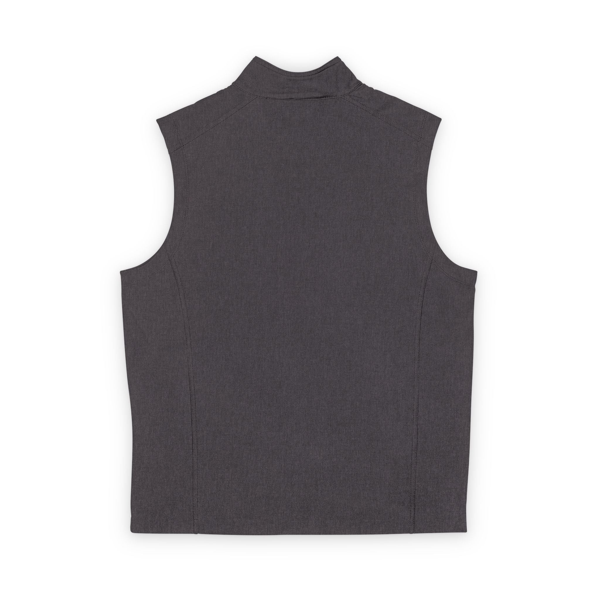 Men's Black Soft Shell Vest - Minimal Pixel 'B' Logo