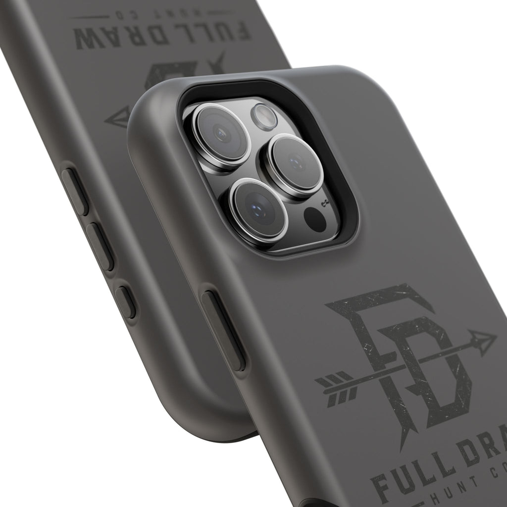 Full Draw Hunt Co. Impact-Resistant Phone Case — Rugged Archer Logo Protective Case
