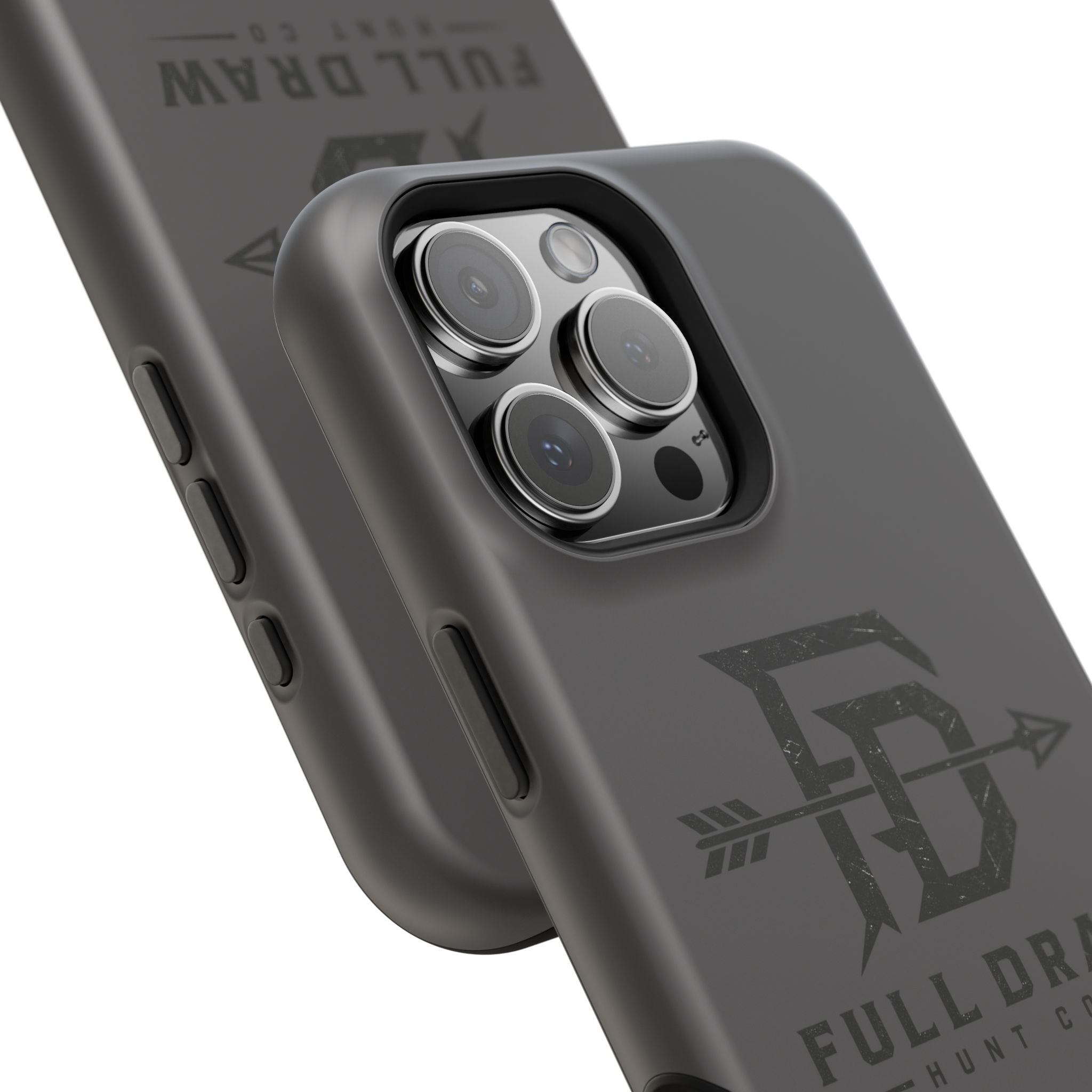 Full Draw Hunt Co. Impact-Resistant Phone Case — Rugged Archer Logo Protective Case