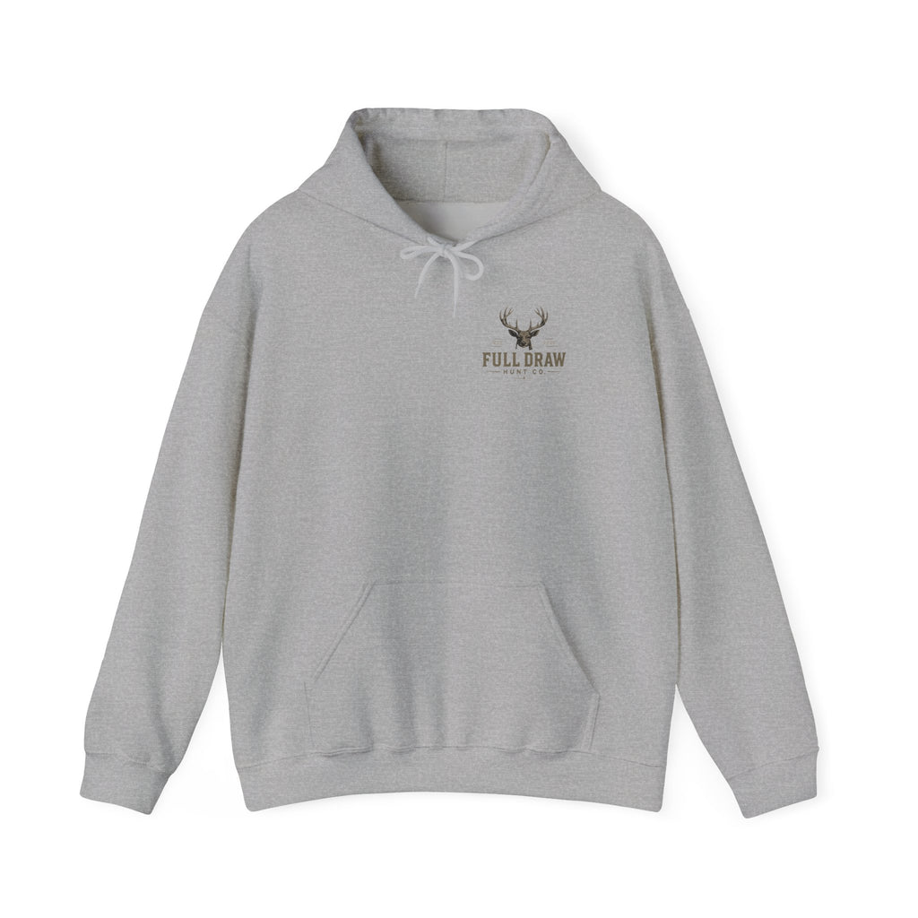 Deer Antler Pull Pray Hunting Hoodie — Rustic Outdoor Faith Hoodie