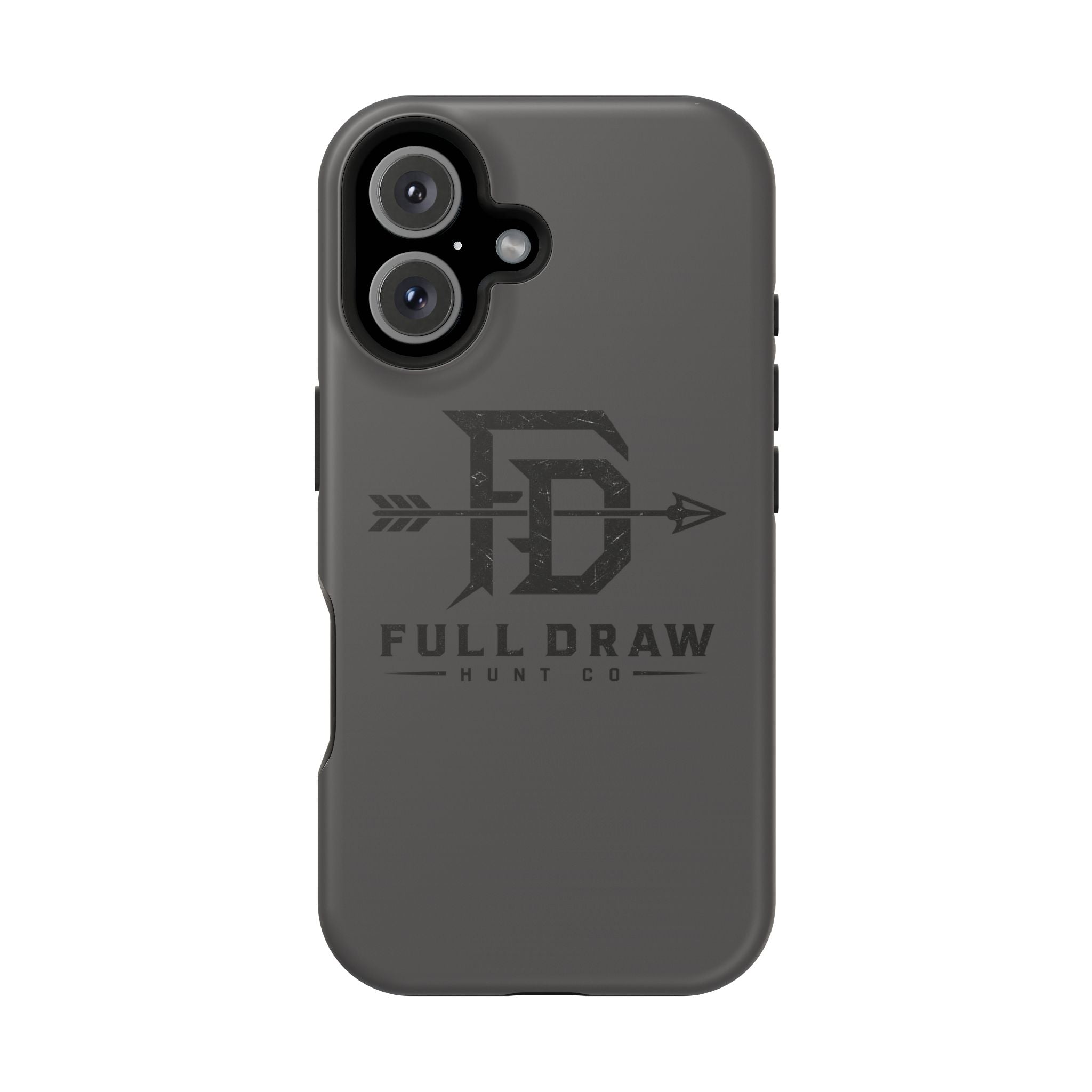 Full Draw Hunt Co. Impact-Resistant Phone Case — Rugged Archer Logo Protective Case