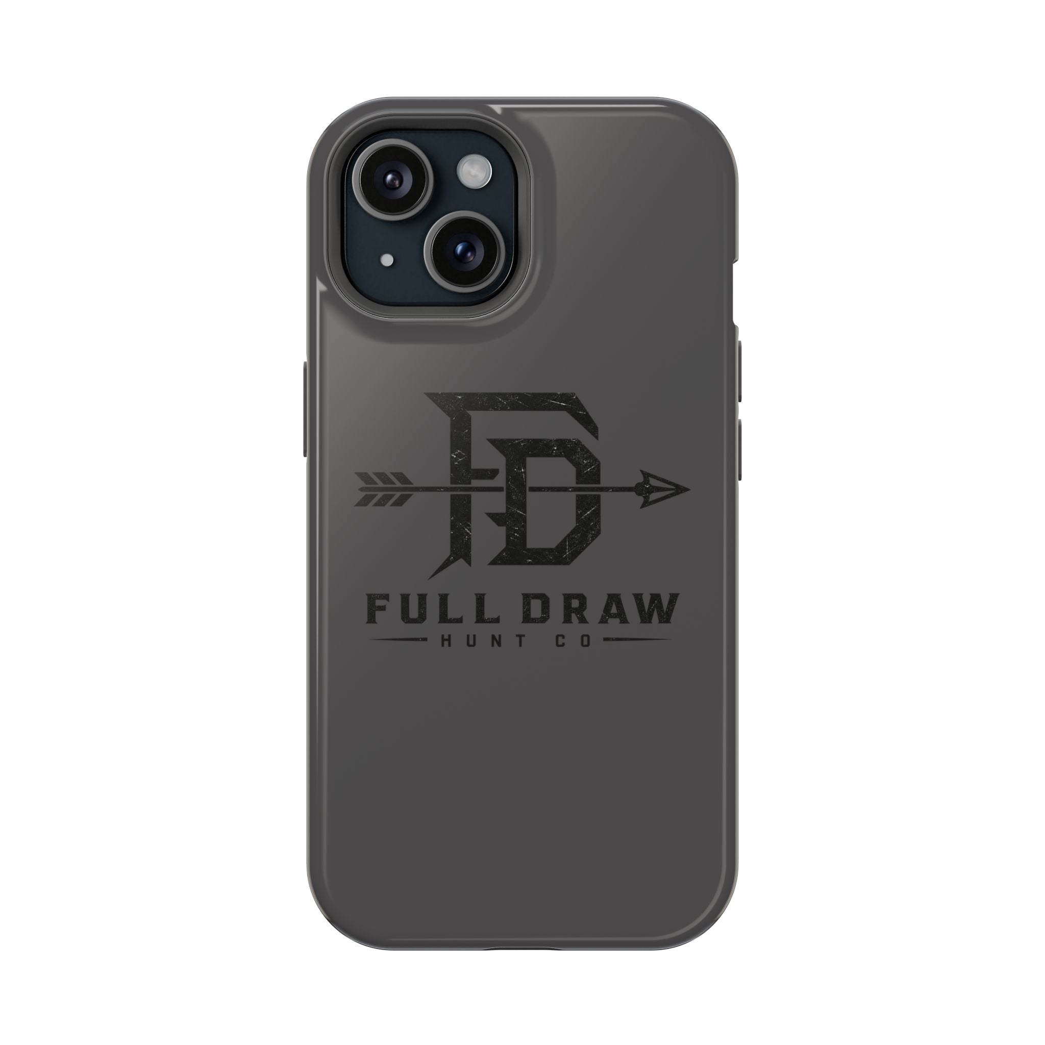 Full Draw Hunt Co. Impact-Resistant Phone Case — Rugged Archer Logo Protective Case