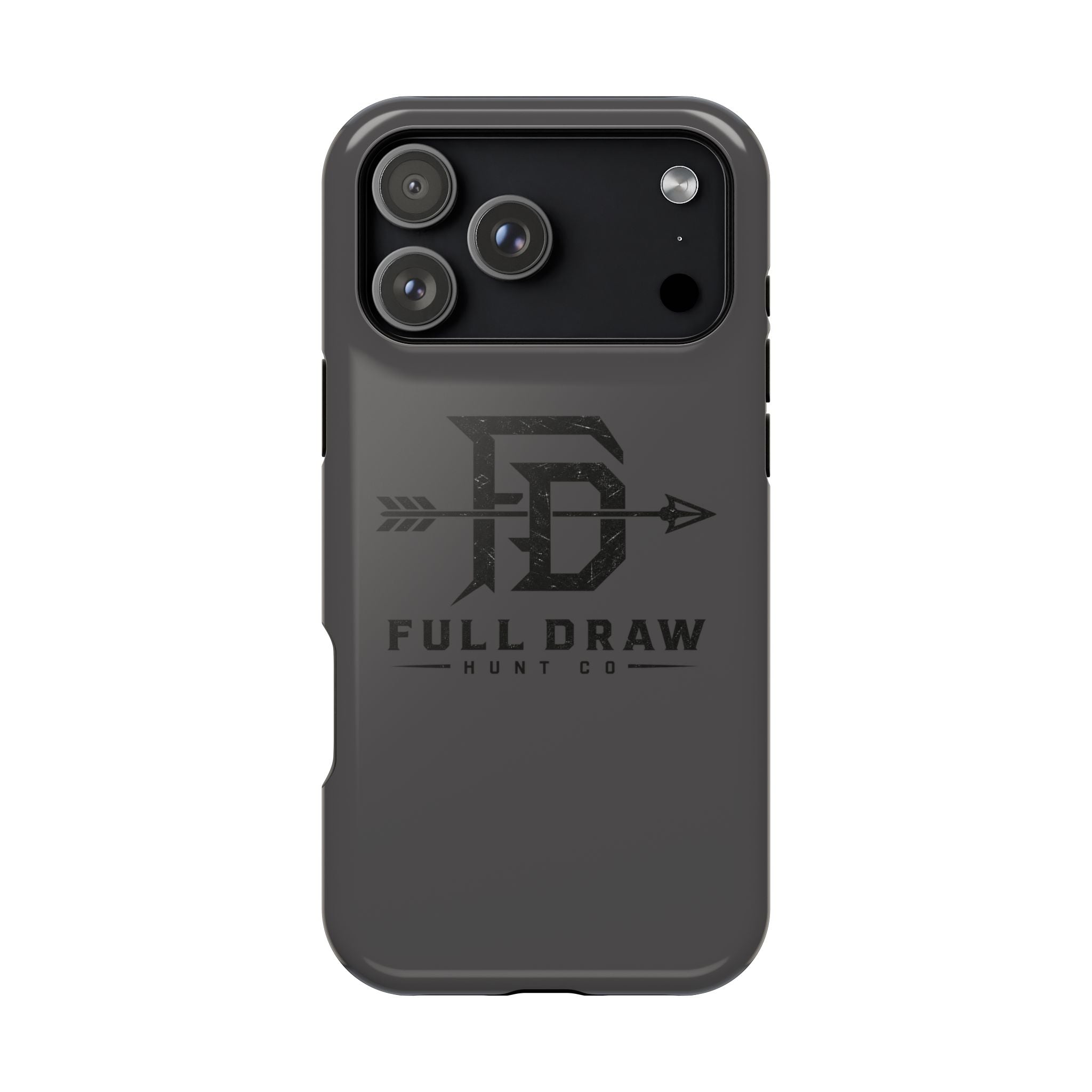 Full Draw Hunt Co. Impact-Resistant Phone Case — Rugged Archer Logo Protective Case