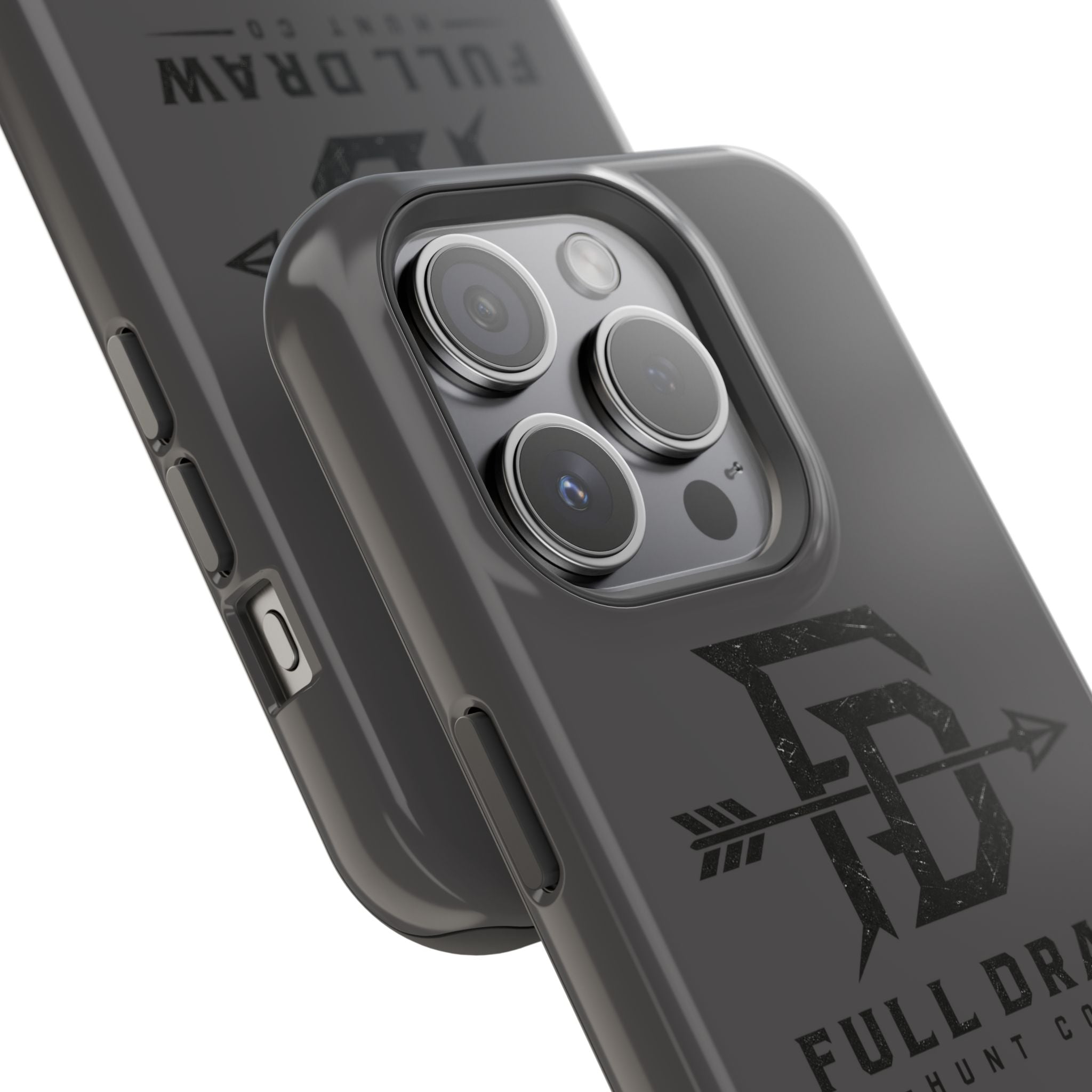 Full Draw Hunt Co. Impact-Resistant Phone Case — Rugged Archer Logo Protective Case