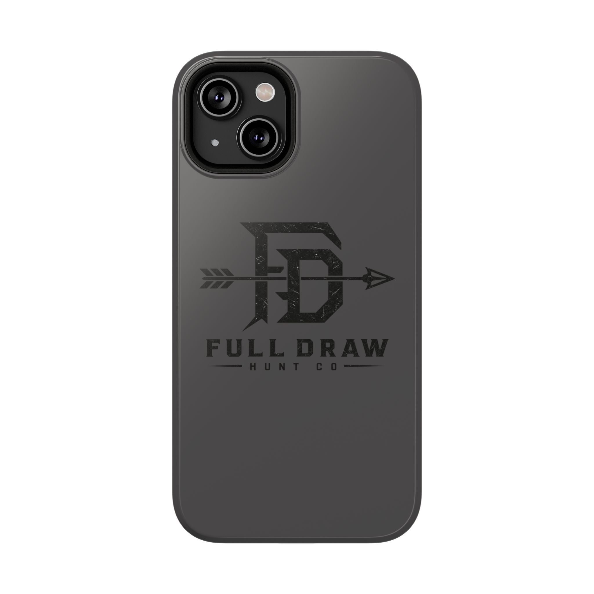 Full Draw Hunt Co. Impact-Resistant Phone Case — Rugged Archer Logo Protective Case