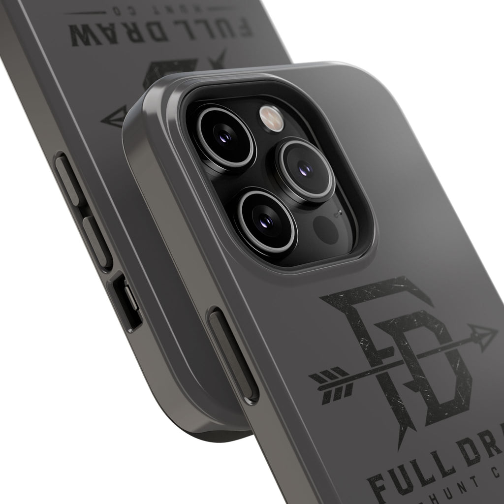 Full Draw Hunt Co. Impact-Resistant Phone Case — Rugged Archer Logo Protective Case