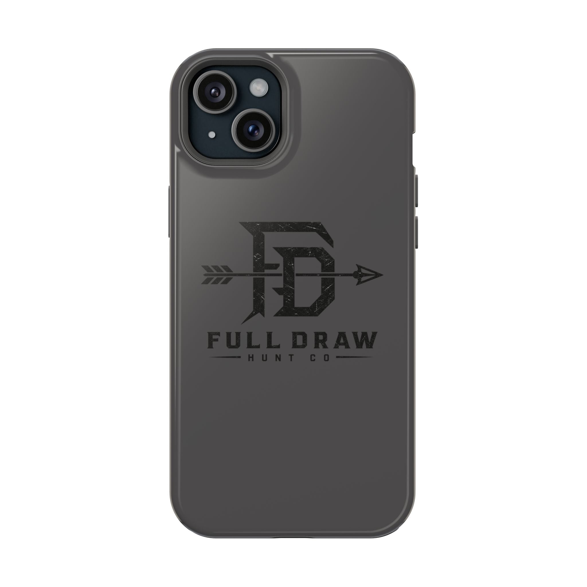 Full Draw Hunt Co. Impact-Resistant Phone Case — Rugged Archer Logo Protective Case