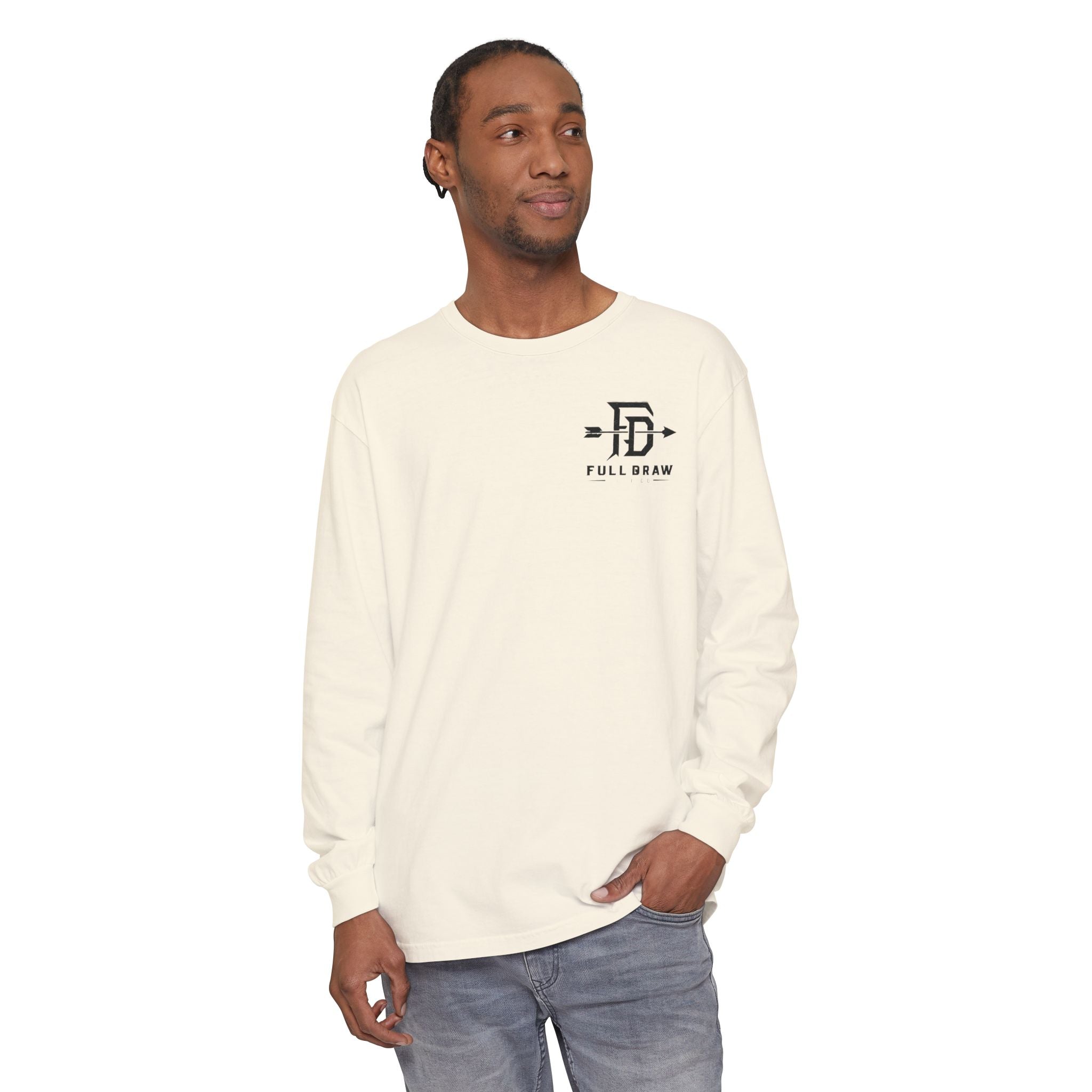 Full Draw Hunt Co. Long Sleeve Tee — Elk Logo Hunting Shirt